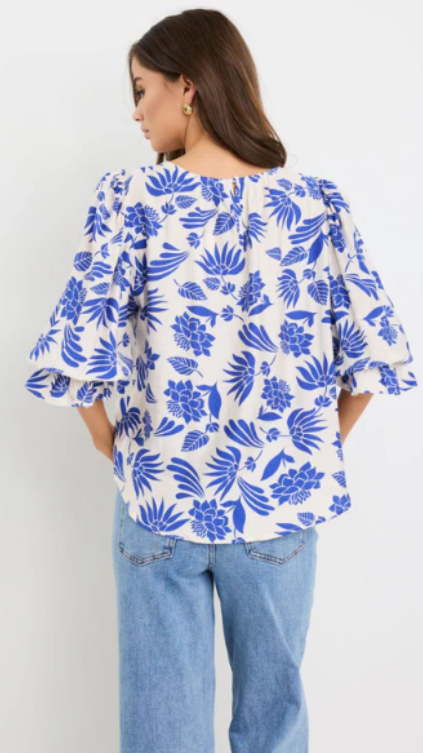 Lotus Blouson SS Top