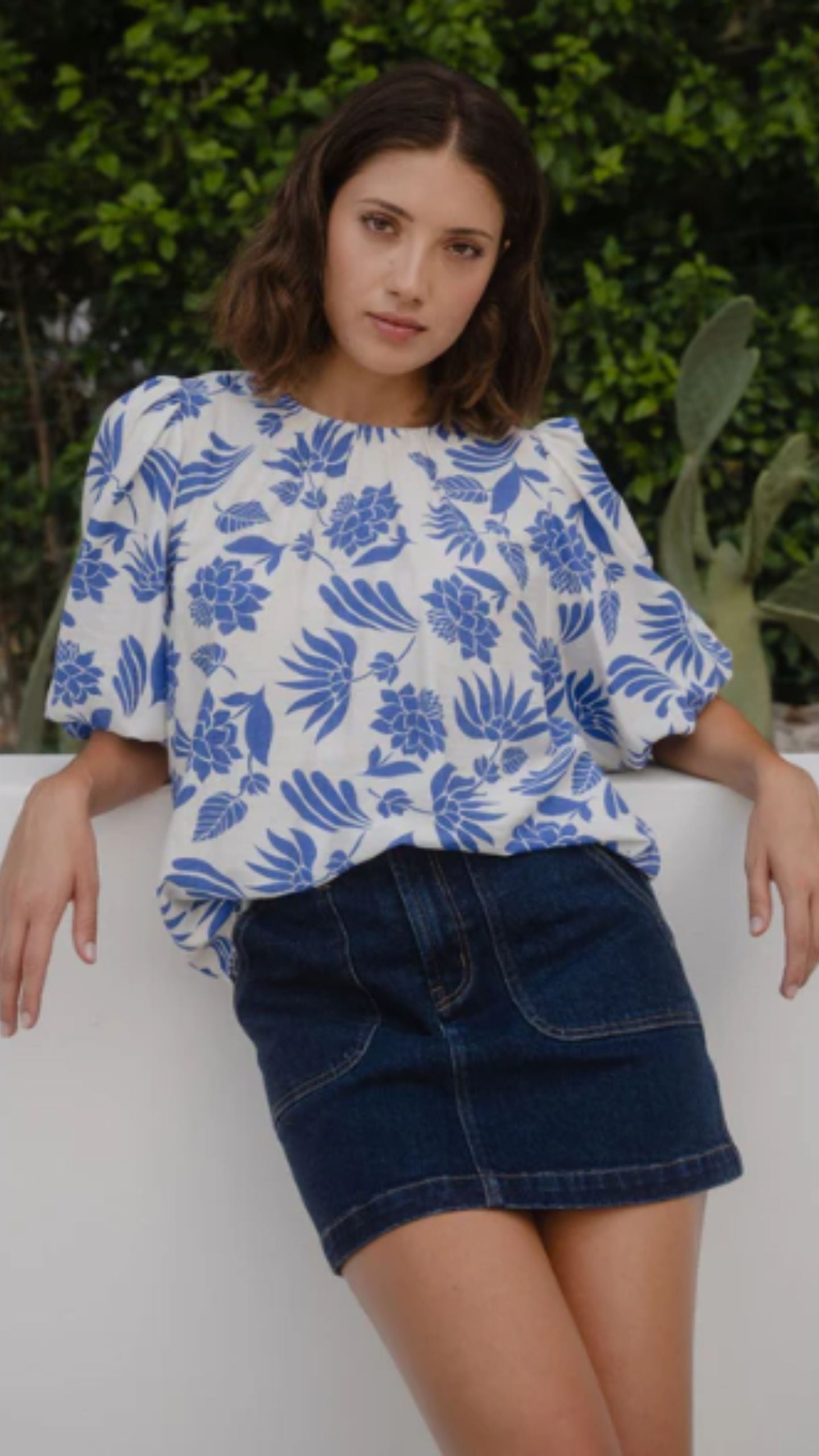 Lotus Blouson SS Top