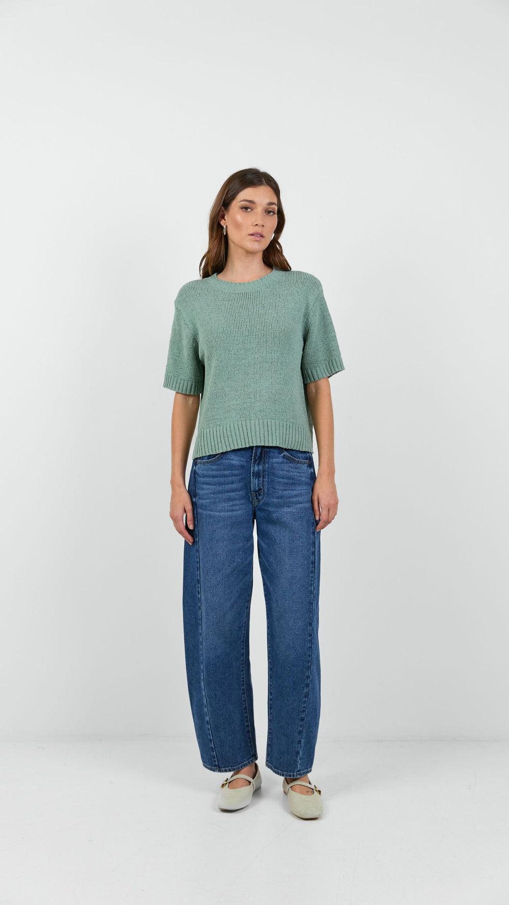 Loveable Tape Yarn Knit Tee