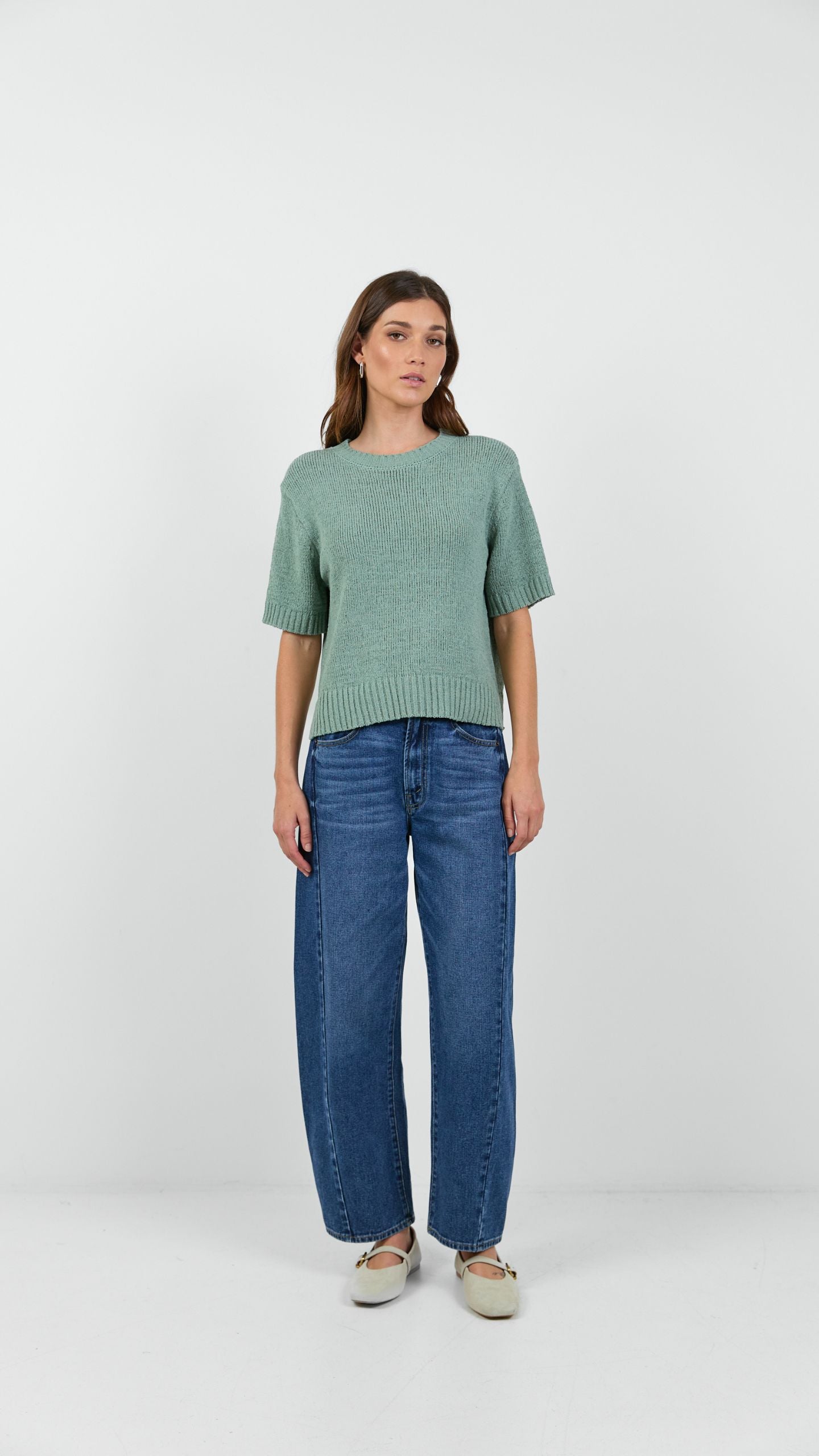 Loveable Tape Yarn Knit Tee