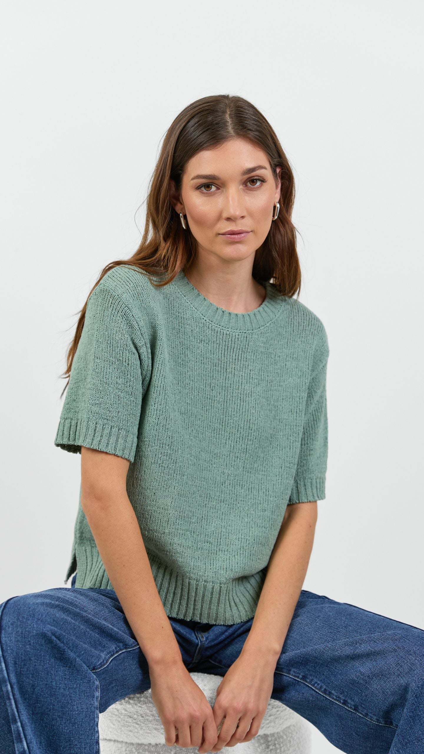 Loveable Tape Yarn Knit Tee