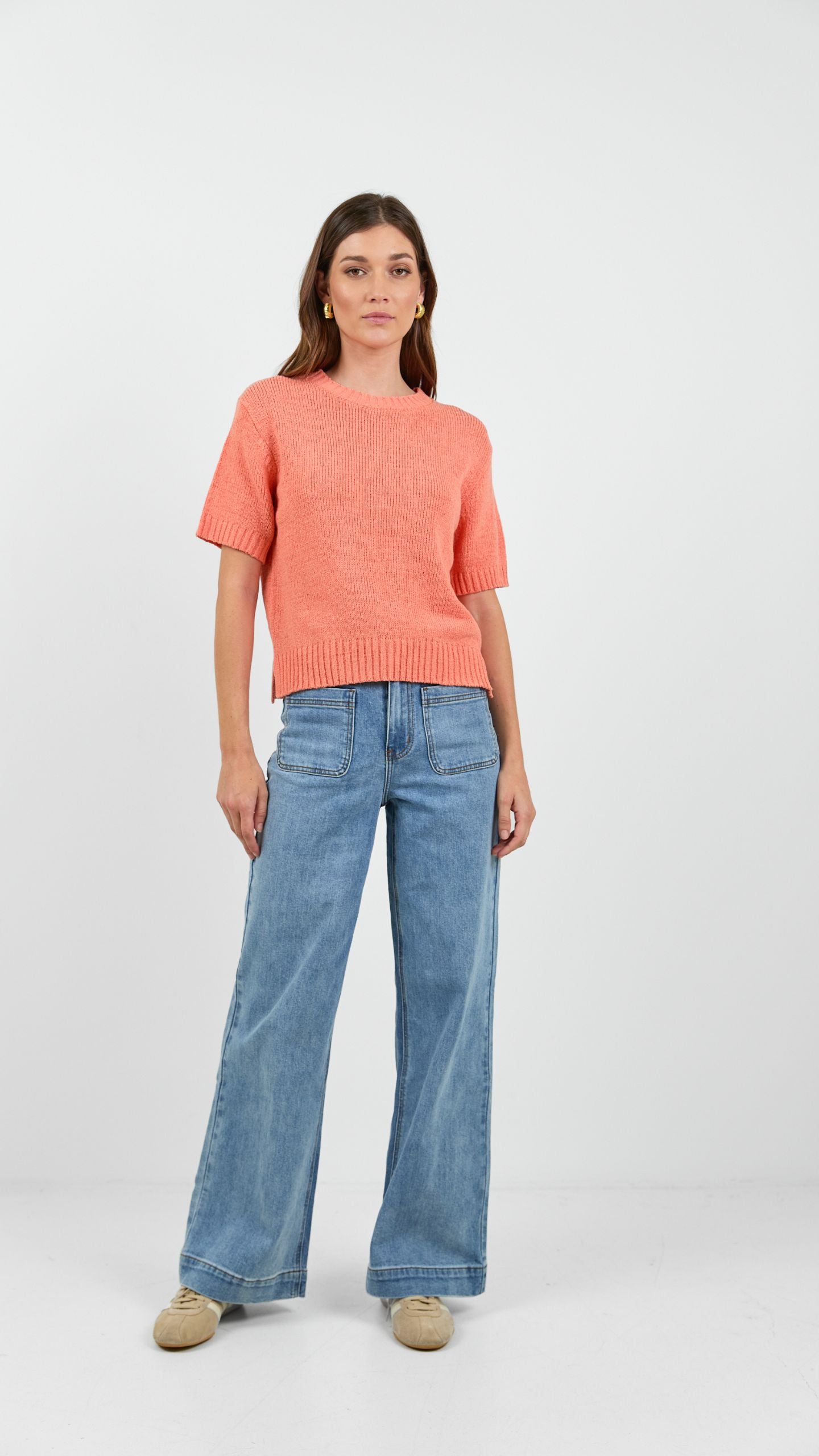 Loveable Tape Yarn Knit Tee
