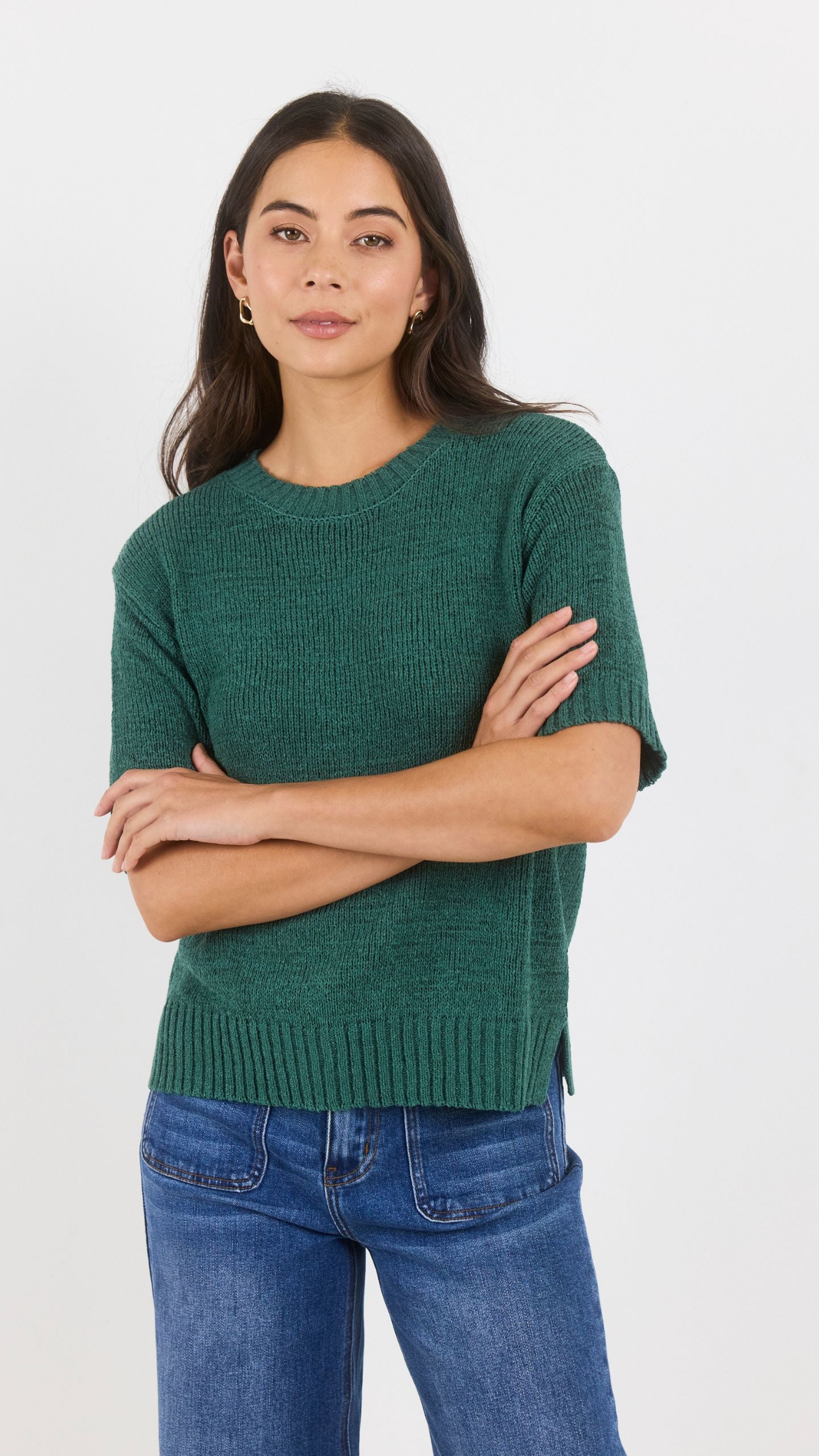 Loveable Tape Yarn Knit Tee