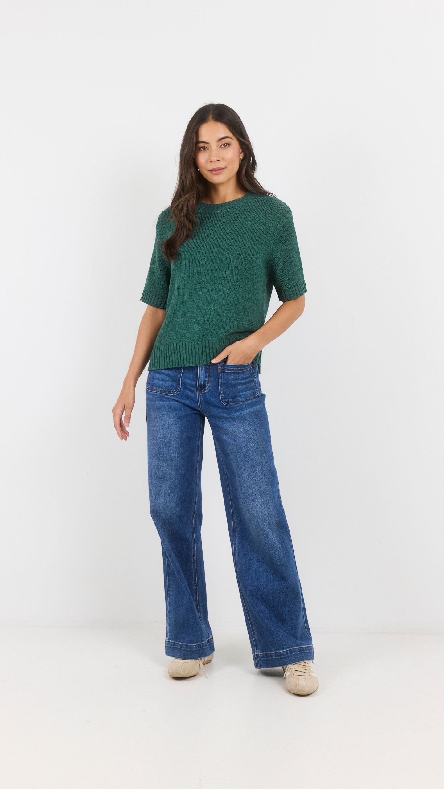 Loveable Tape Yarn Knit Tee