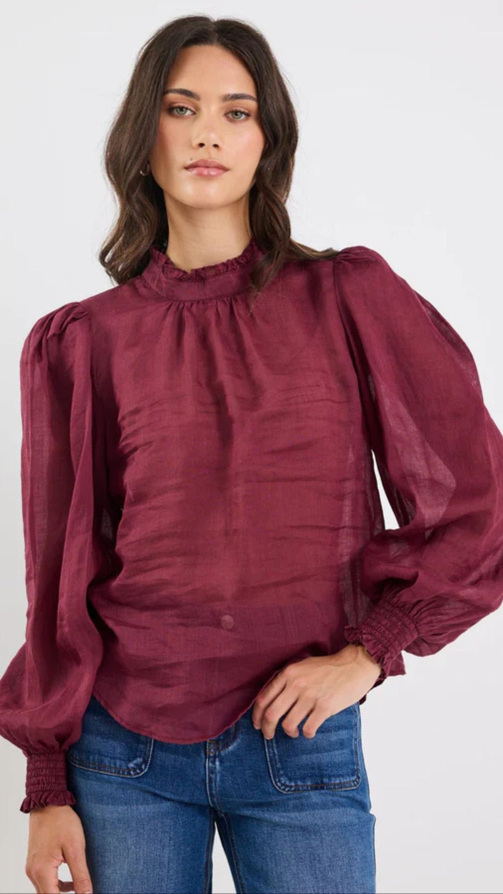 Poet High Neck Blouse