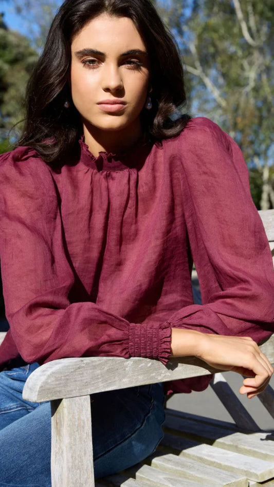 Poet High Neck Blouse