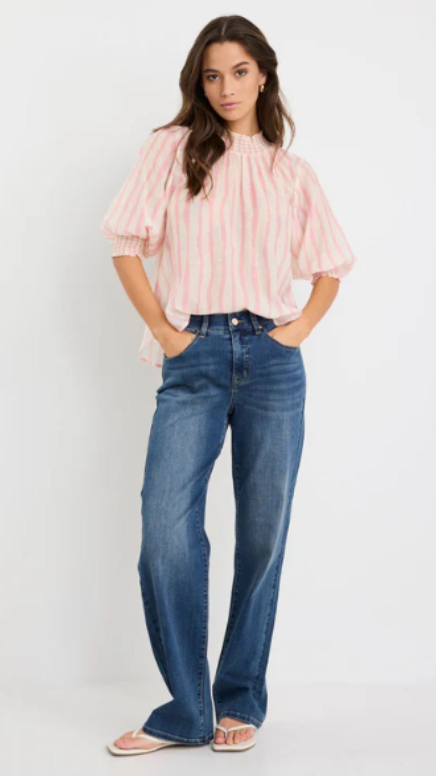 Precisian High Neck SS Top