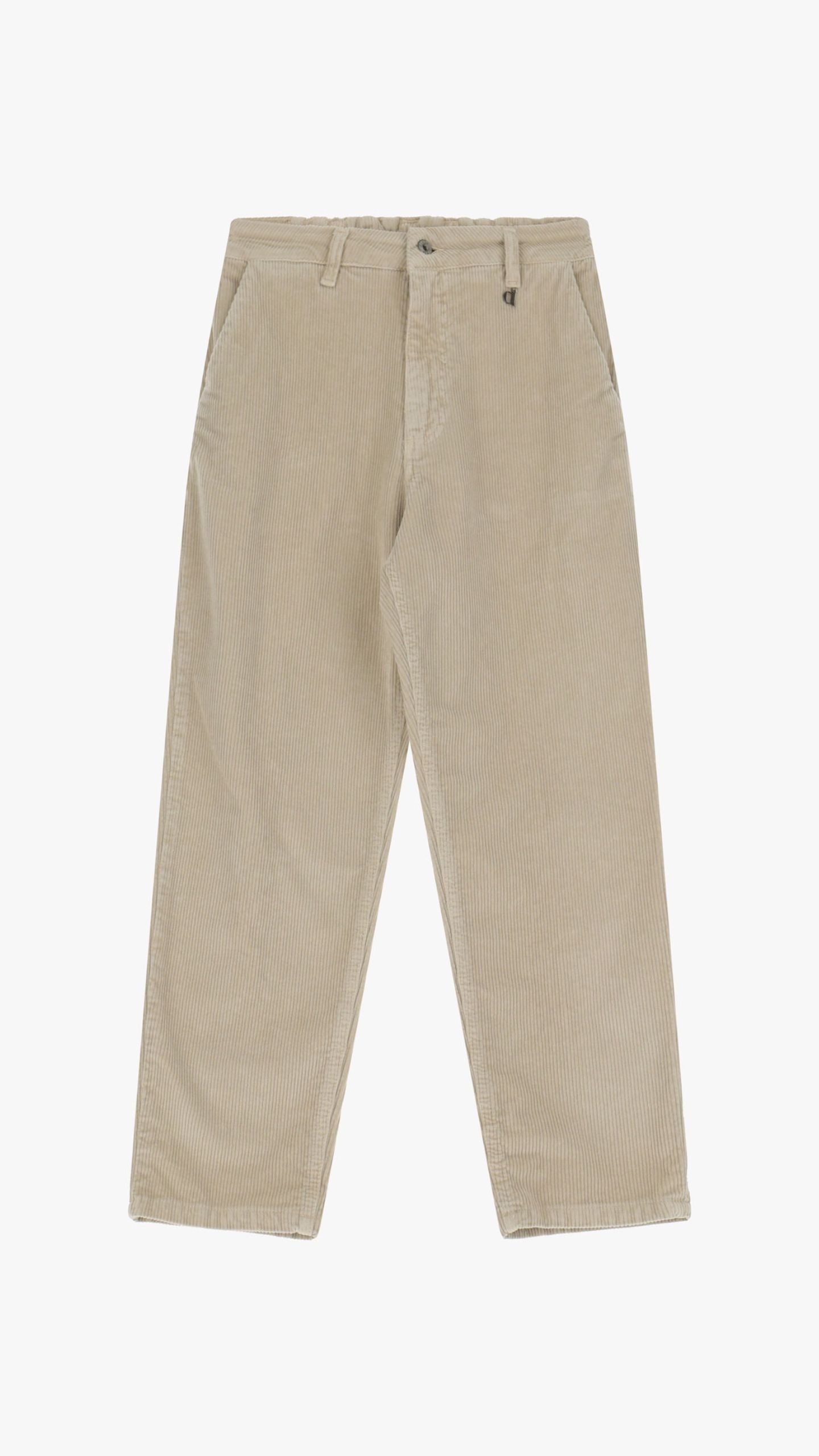Elastic Back Corduroy Pants