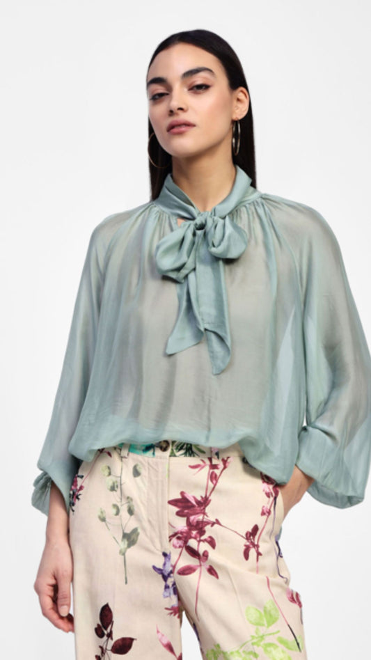 Tie Neck Blouse