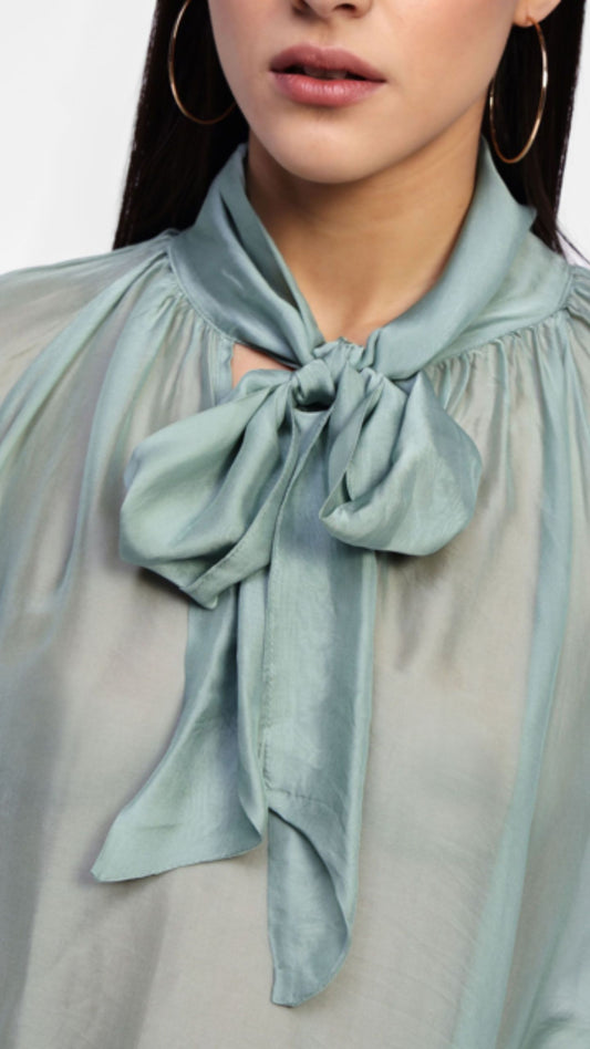 Tie Neck Blouse