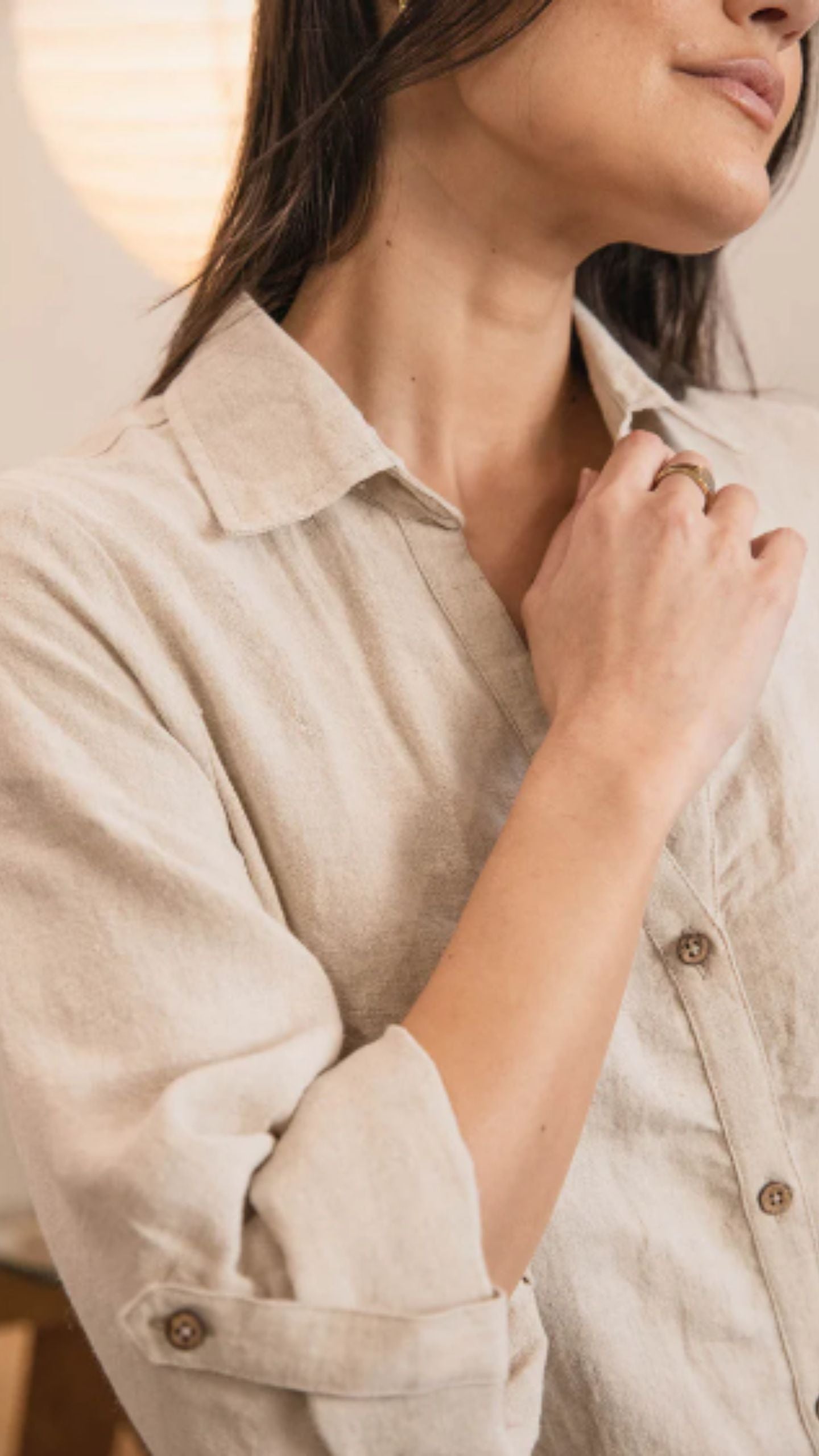 Fundamental Linen Shirt Dress