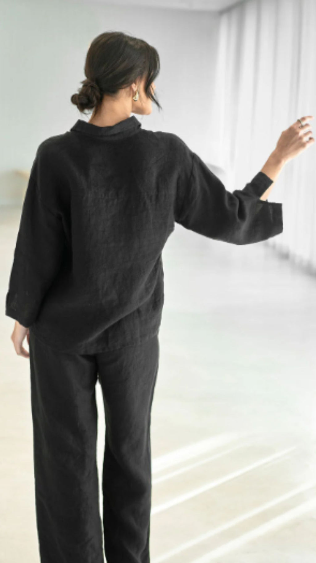 Fundamental Wide Leg Linen Pant
