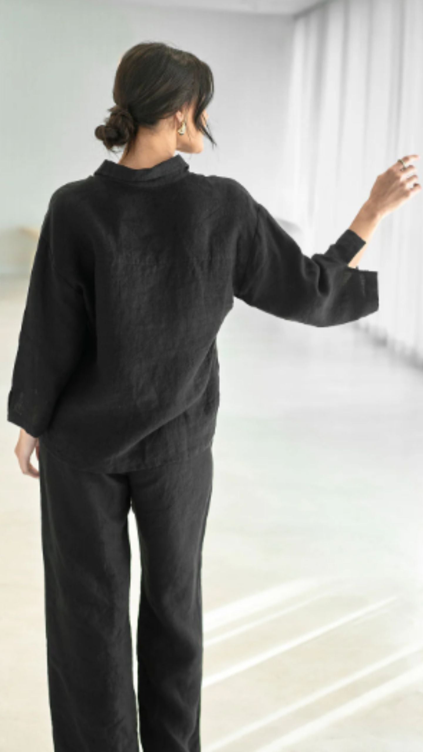 Fundamental Wide Leg Linen Pant