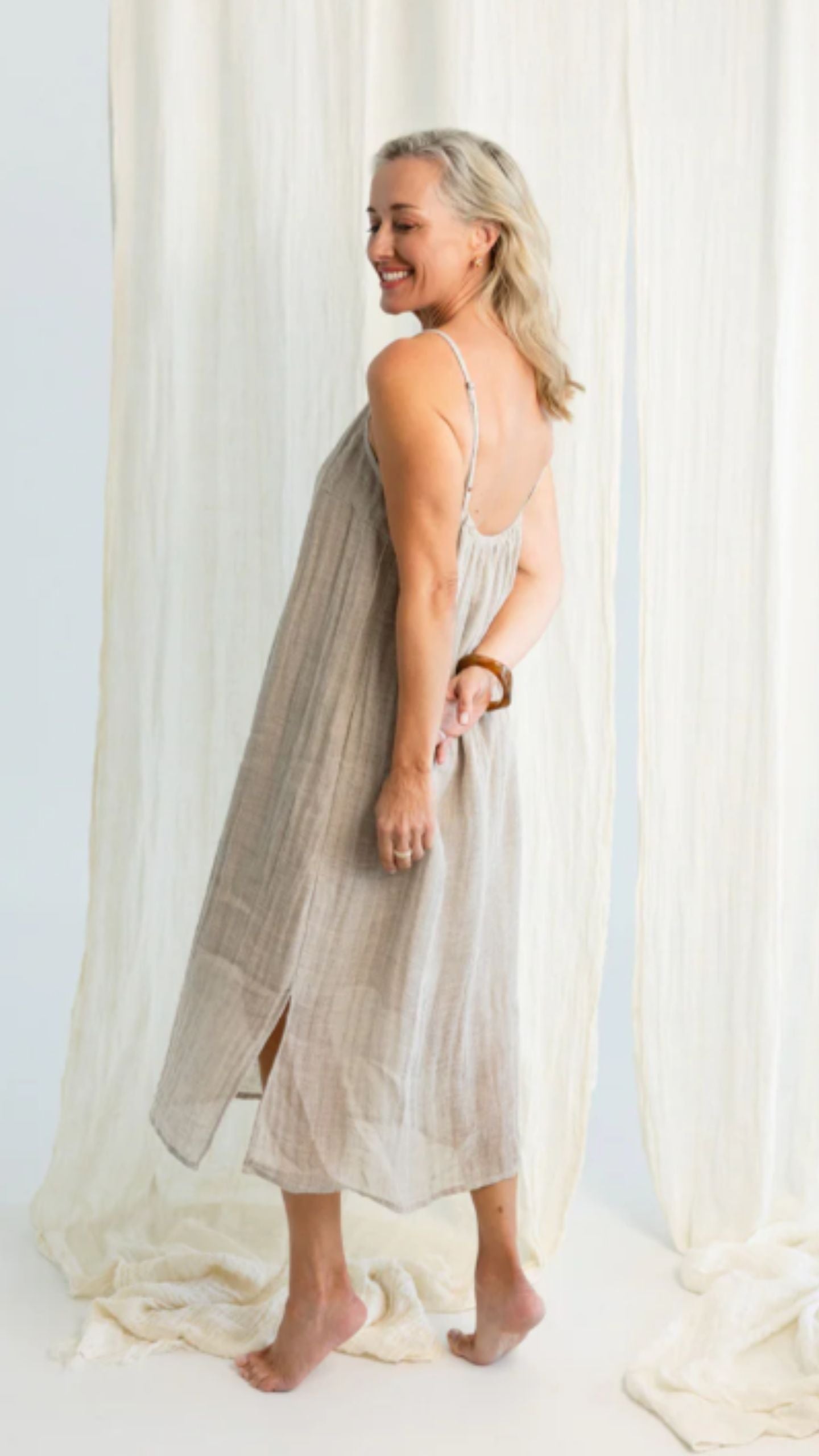 Luxe Linen Midi