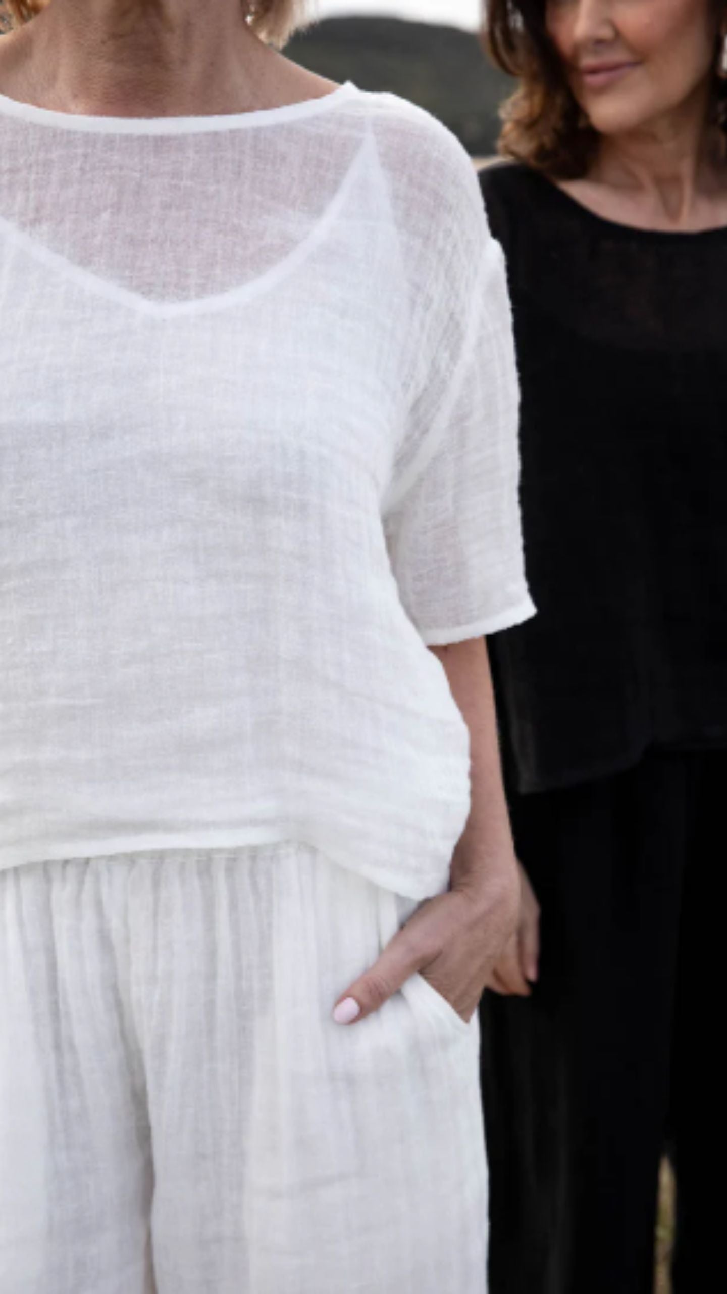 Olivia Linen Top