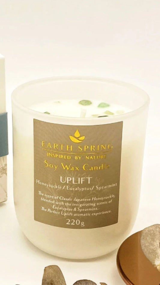 Earth Spring Soy Wax Crystal Candle