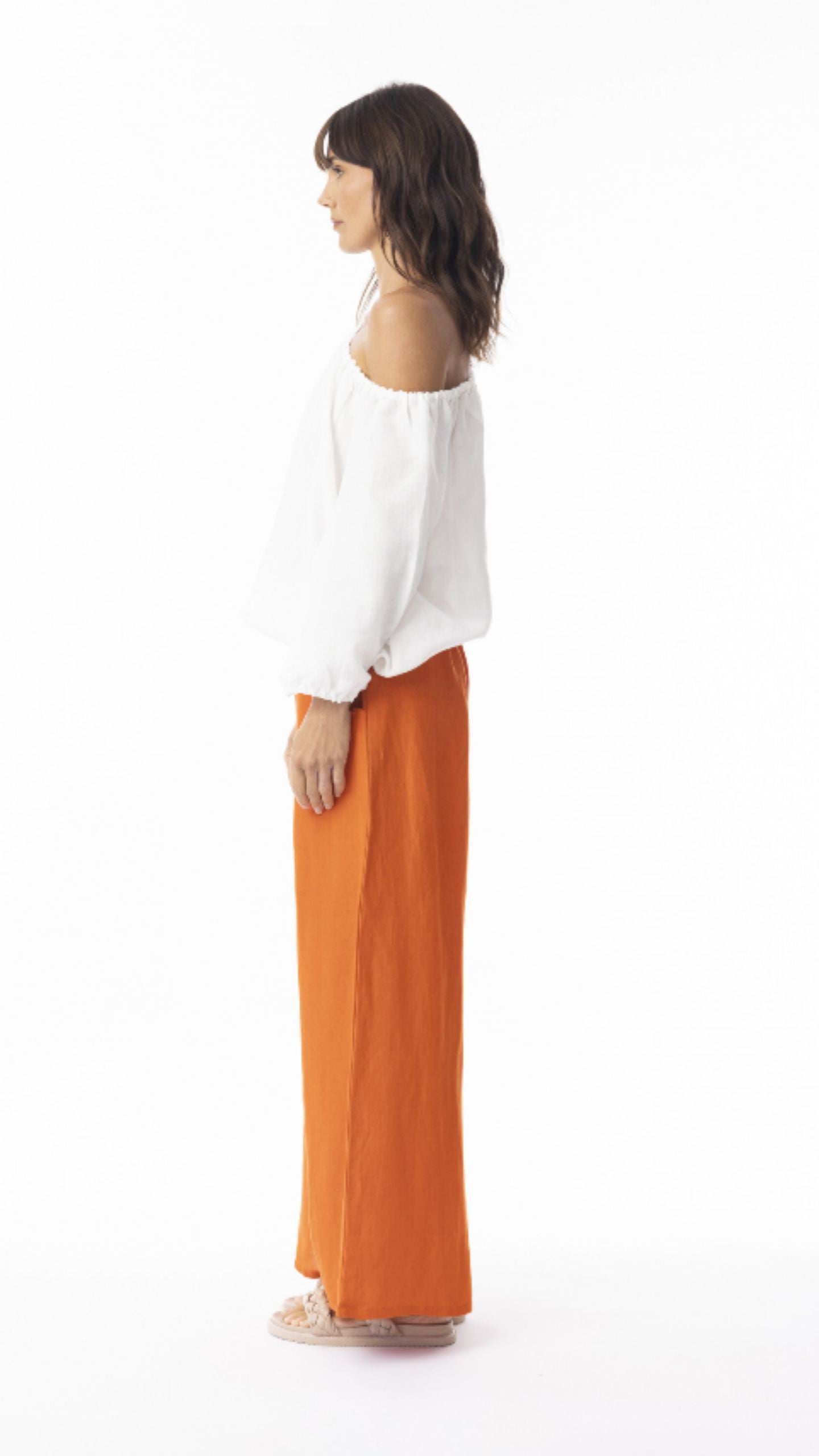 Linen Wide Leg Pant