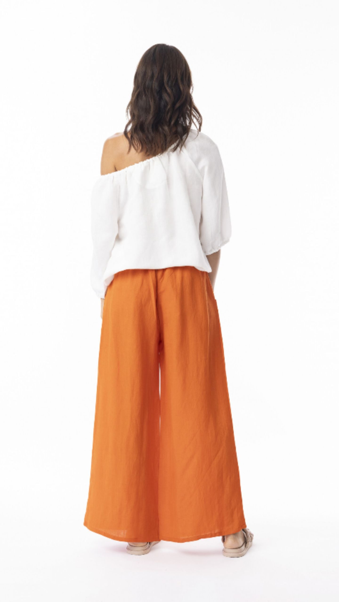 Linen Wide Leg Pant