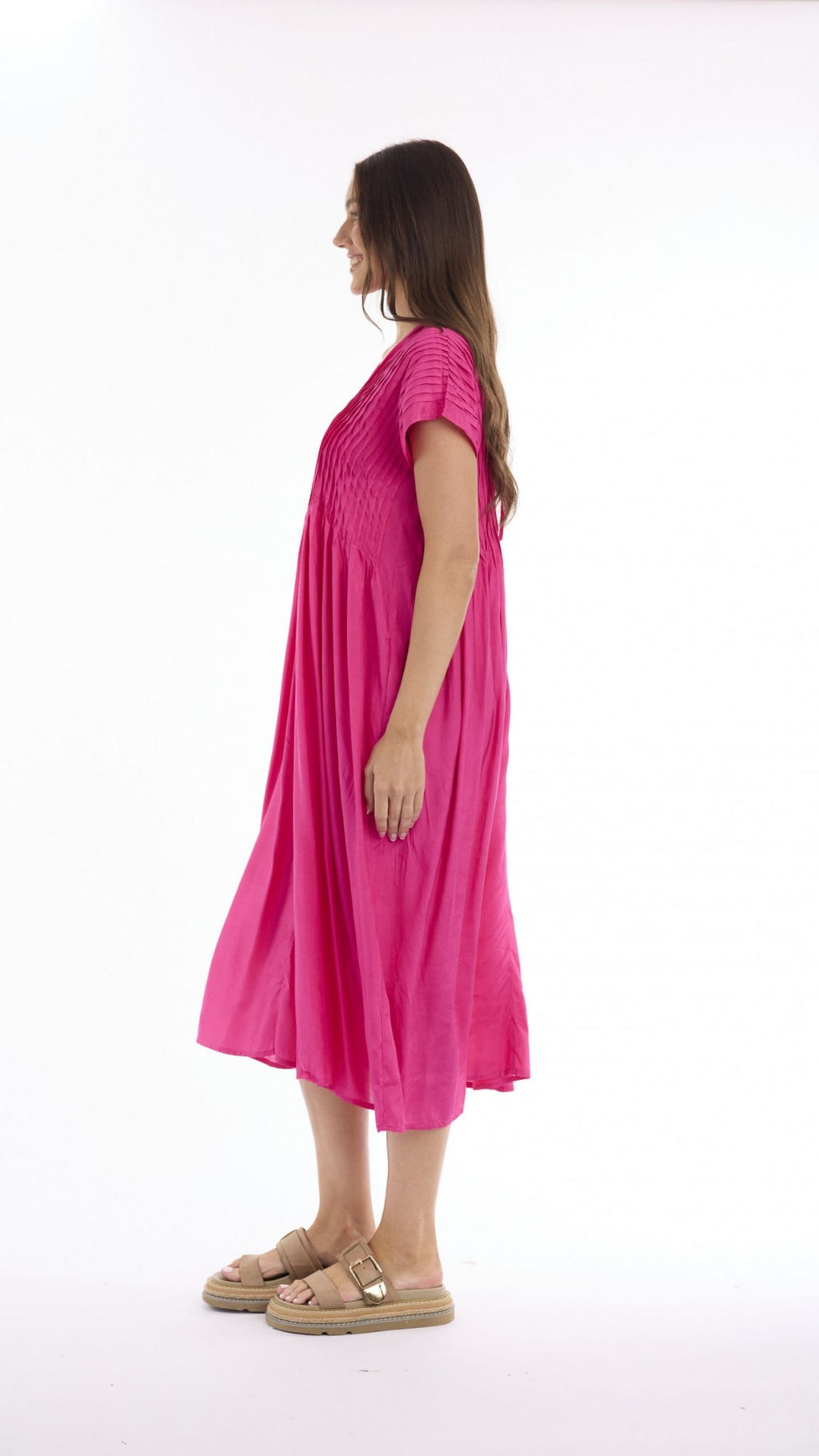 Lux Pleated Dress