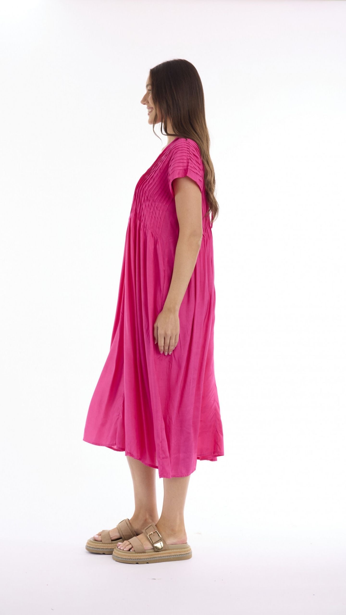 Lux Pleated Dress