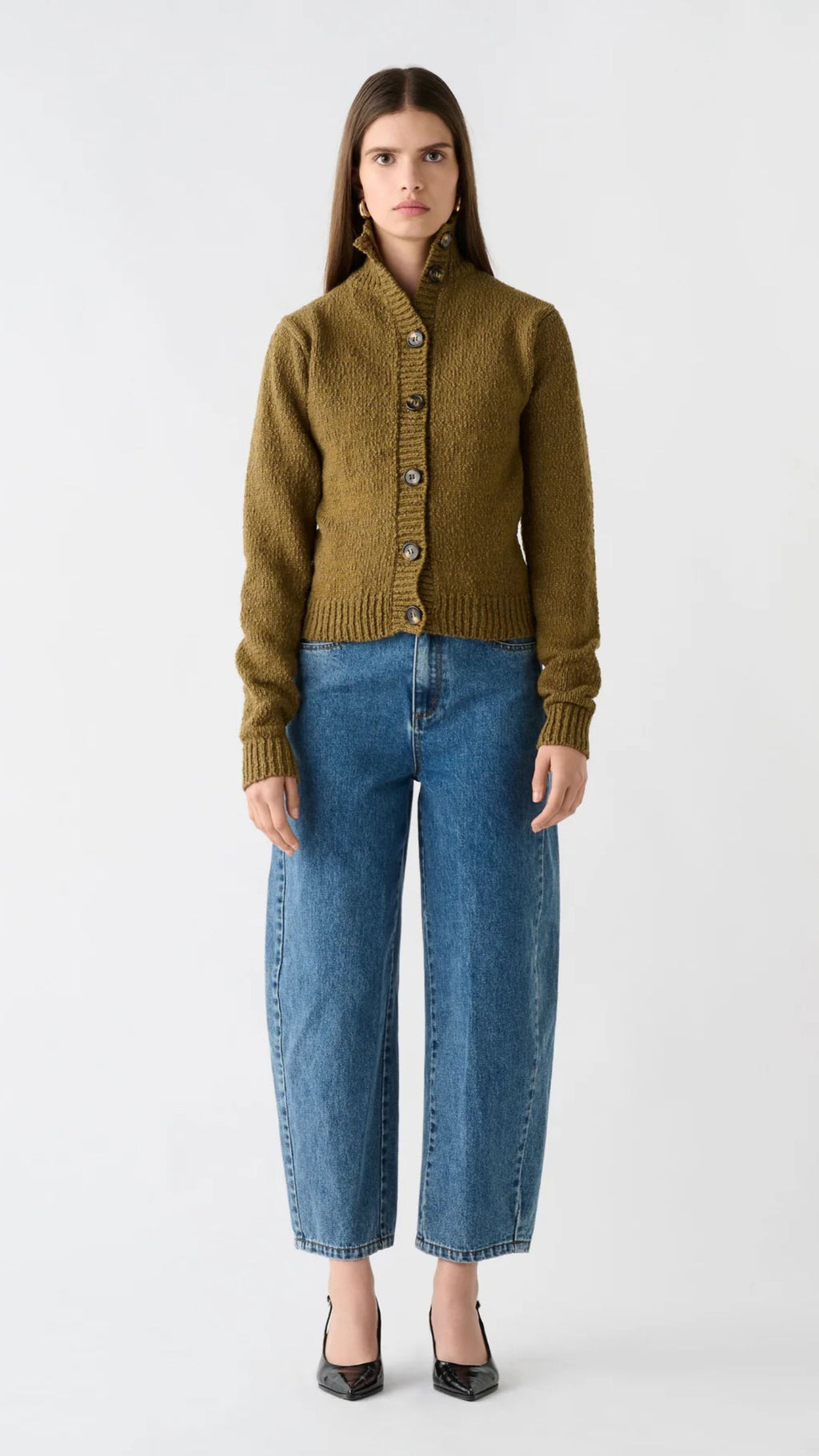 Incline Funnel Cardigan