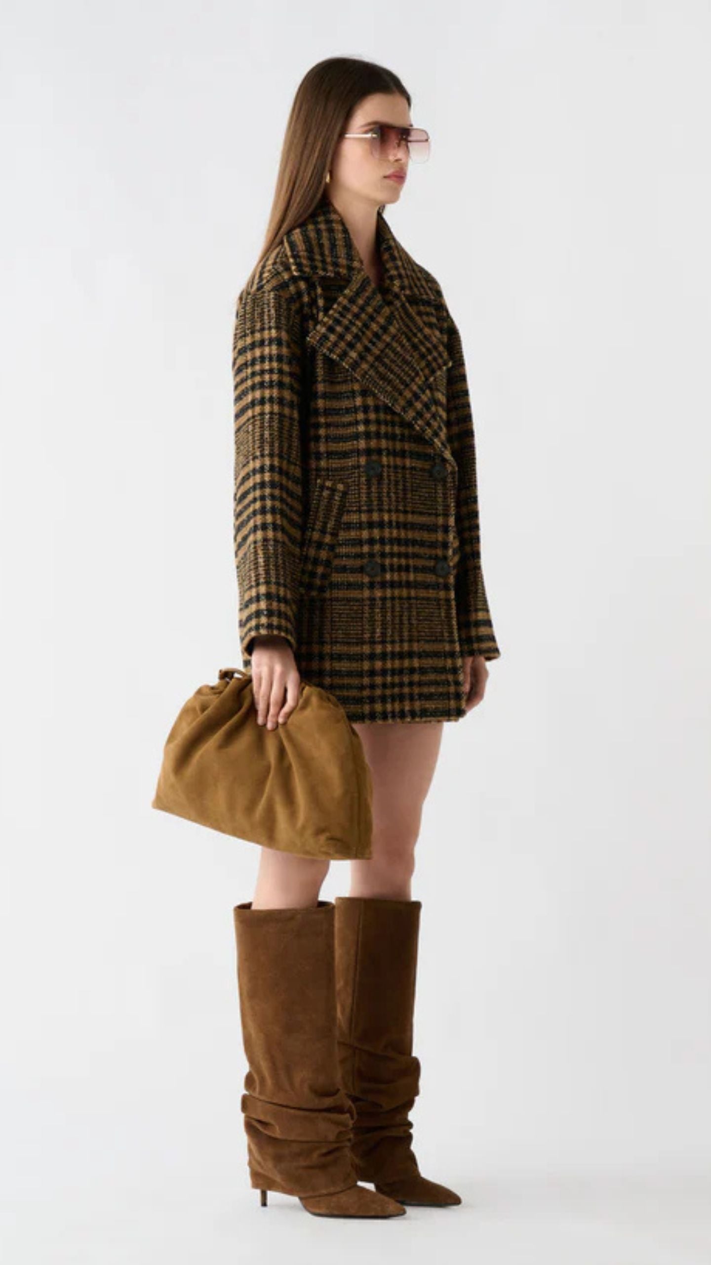 Chronicle Check Coat