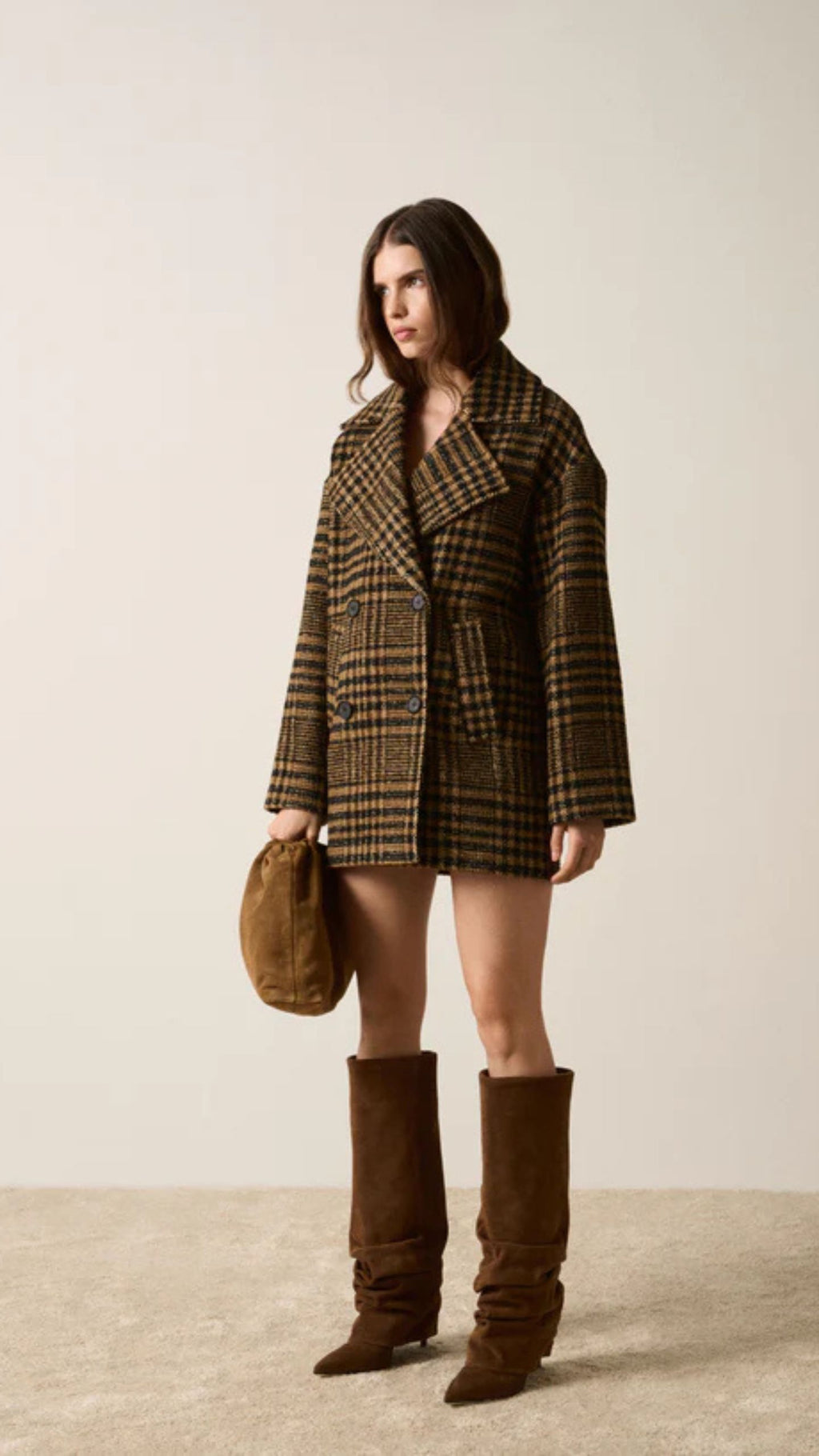 Chronicle Check Coat