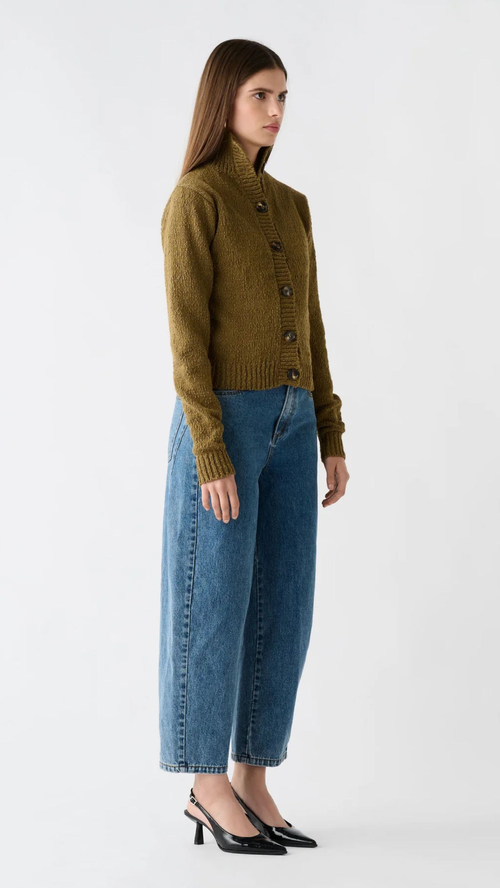 Incline Funnel Cardigan