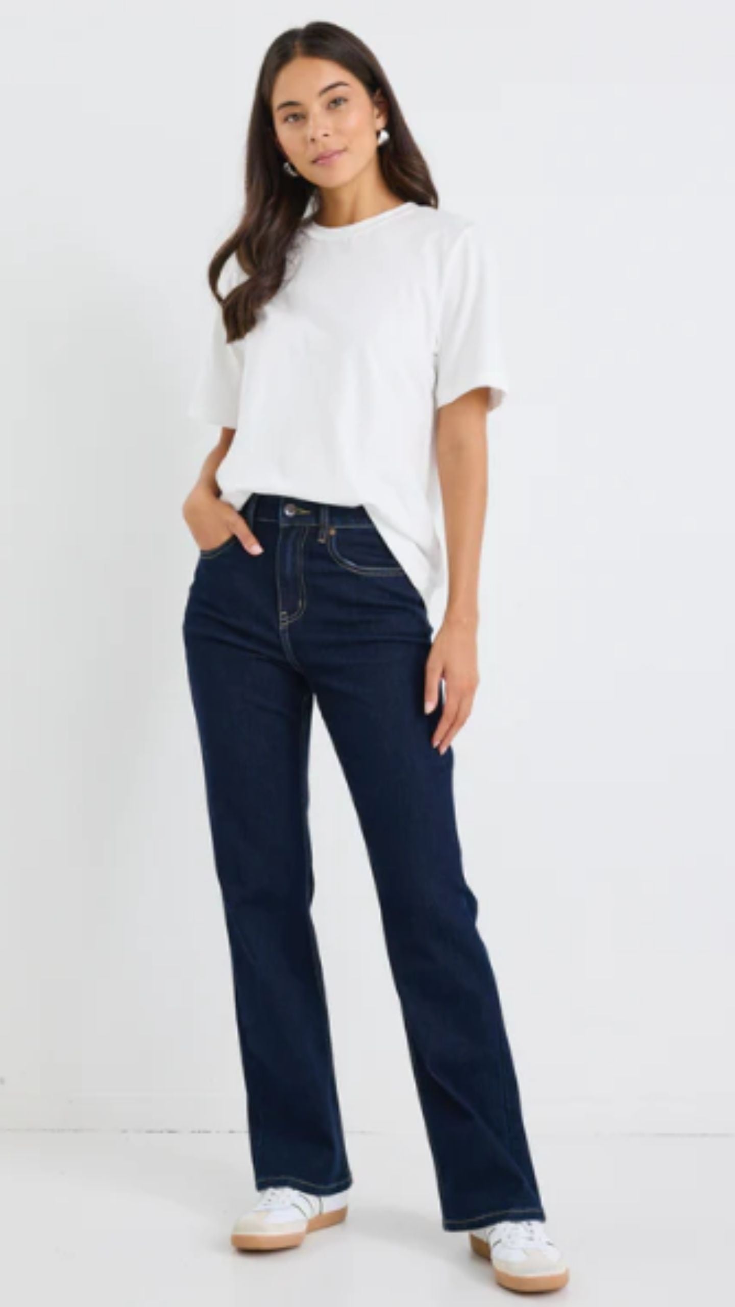Farah High Rise Soft Flare Jean