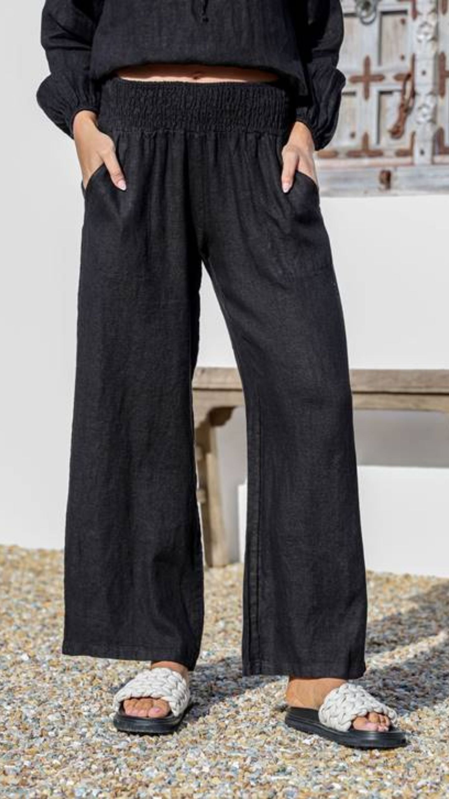 Elastico Linen Pant