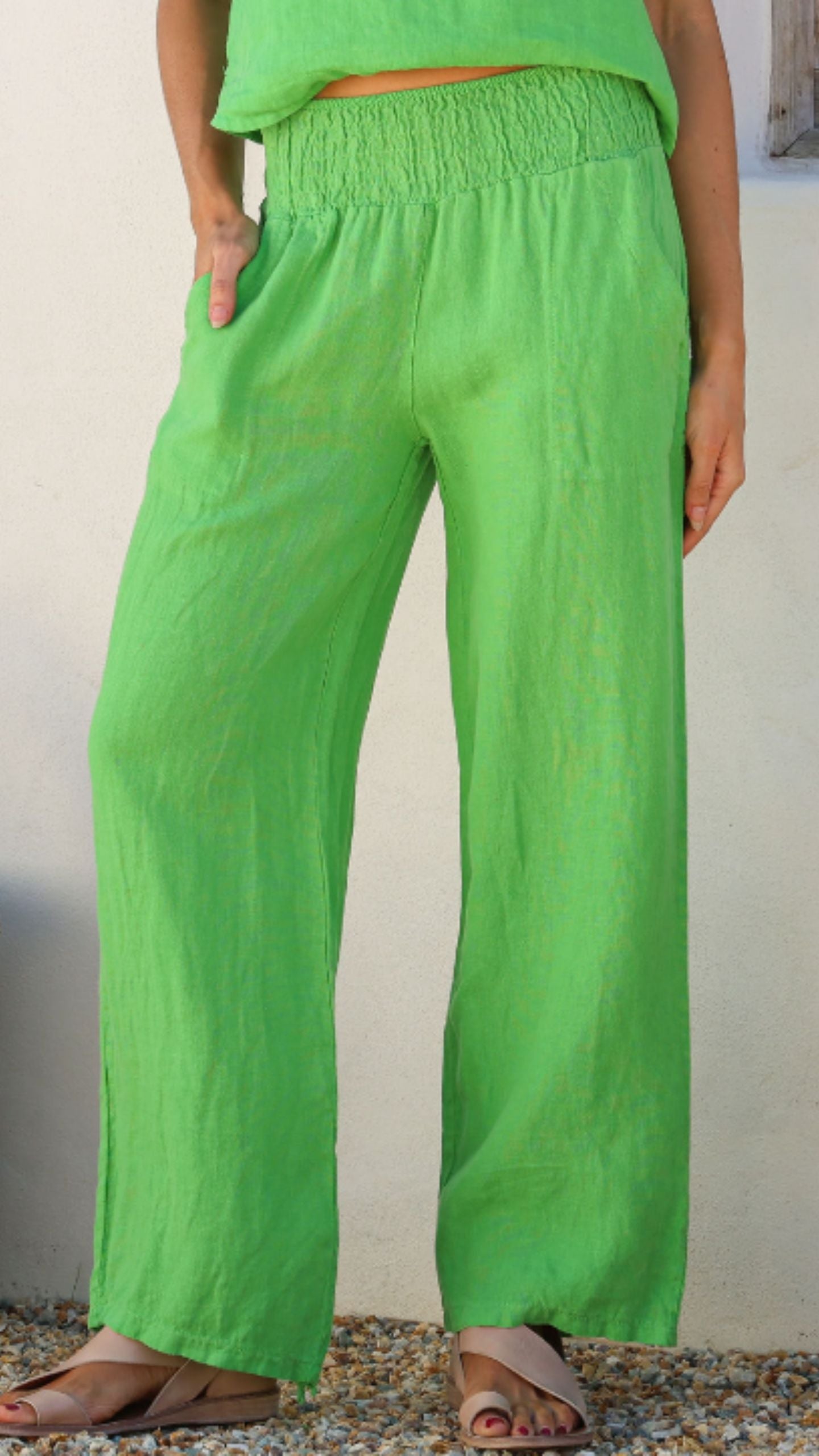 Elastico Linen Pant
