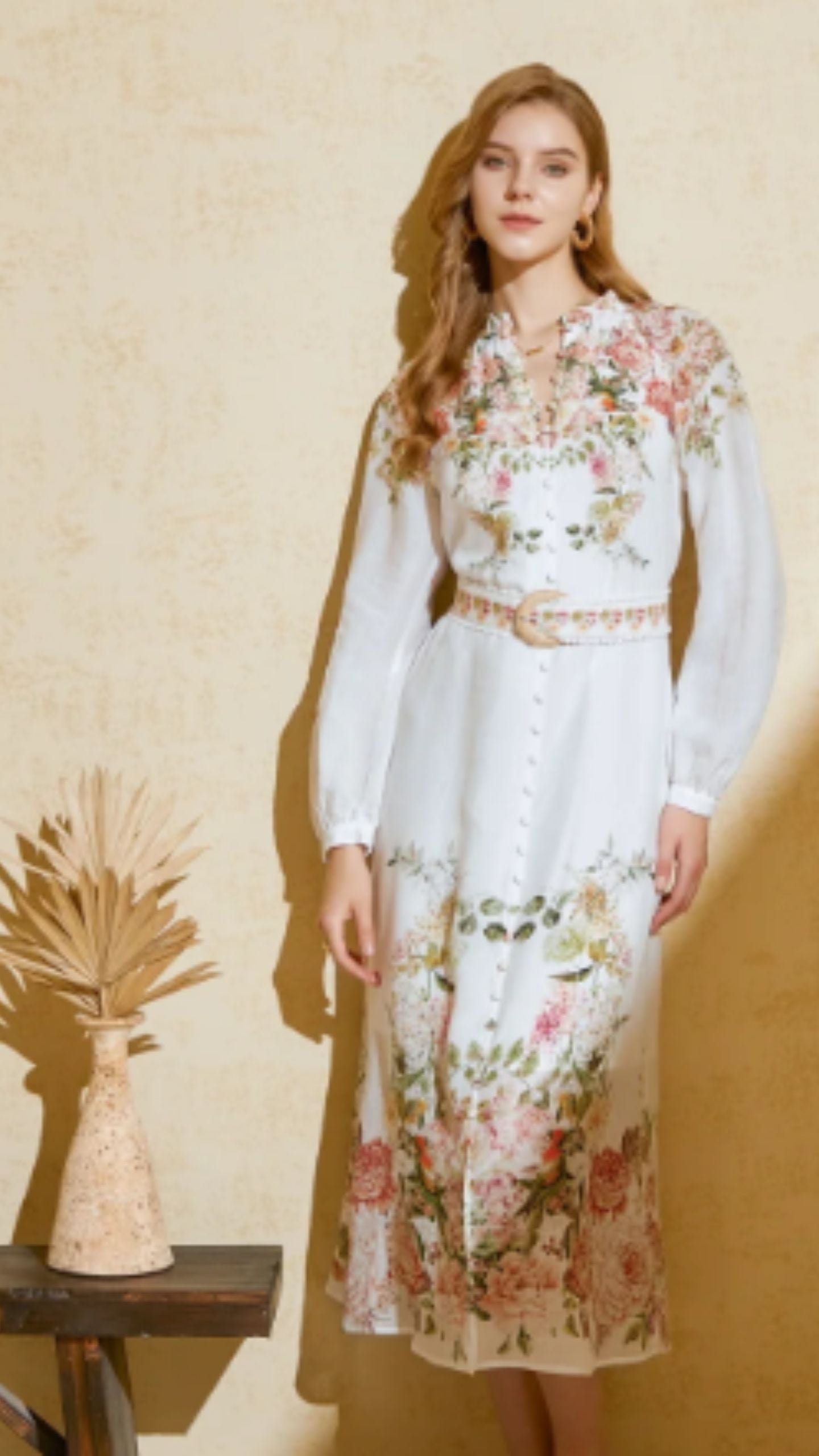 Heather Printed Dress