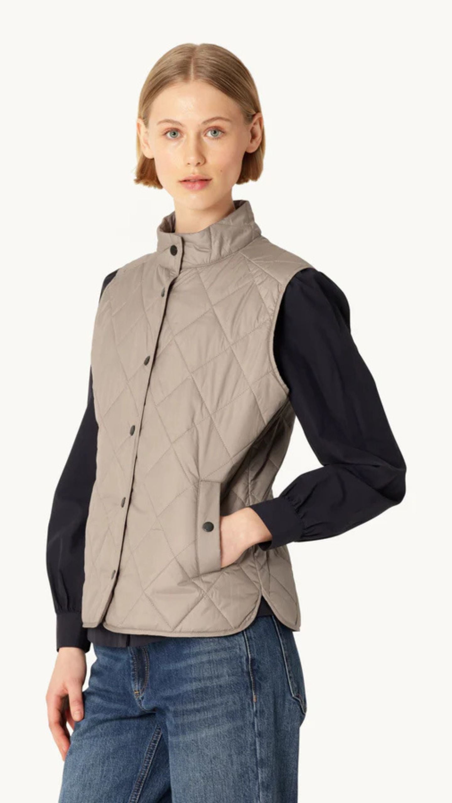 Quilted Short Vest