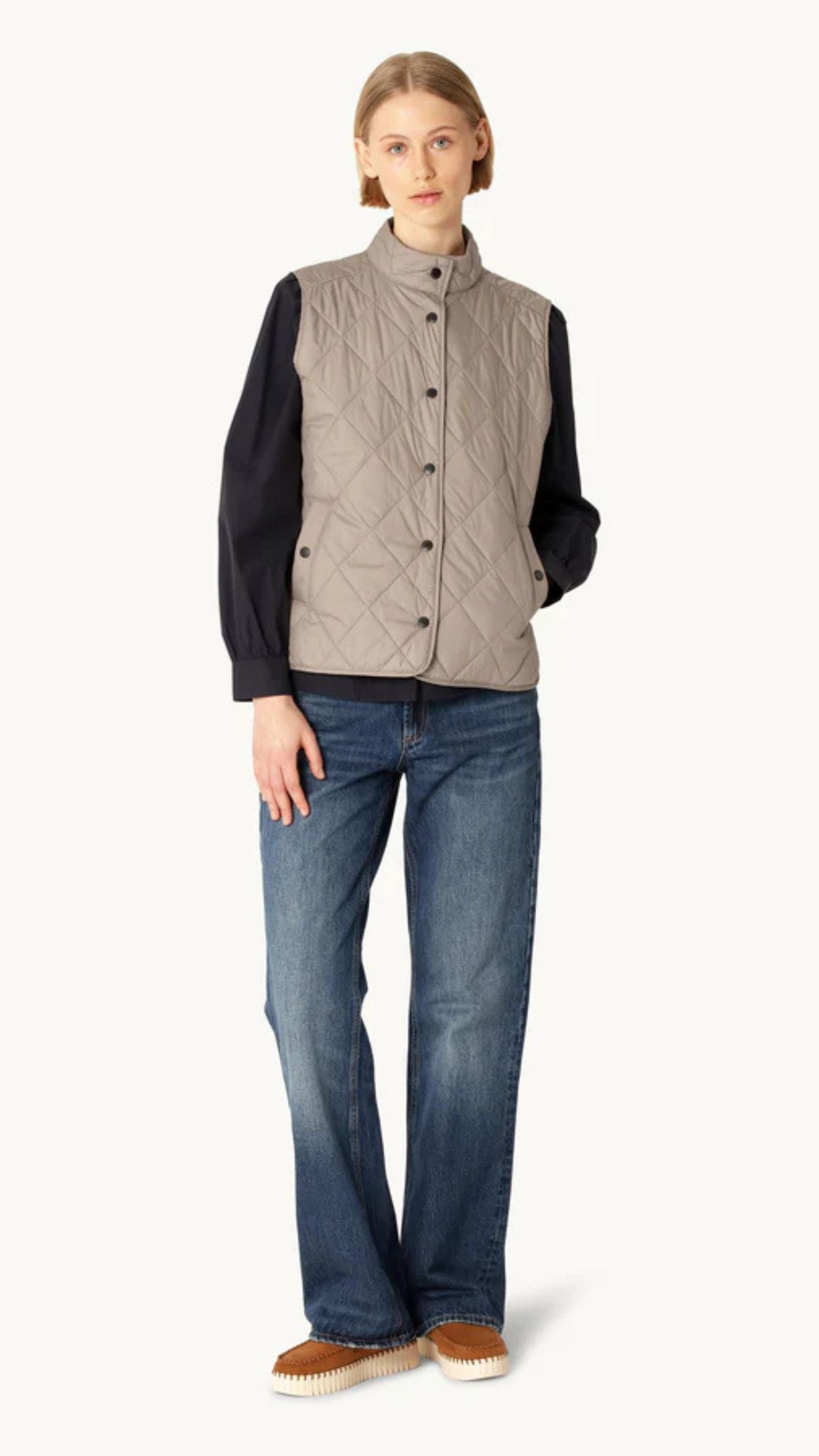 Quilted Short Vest