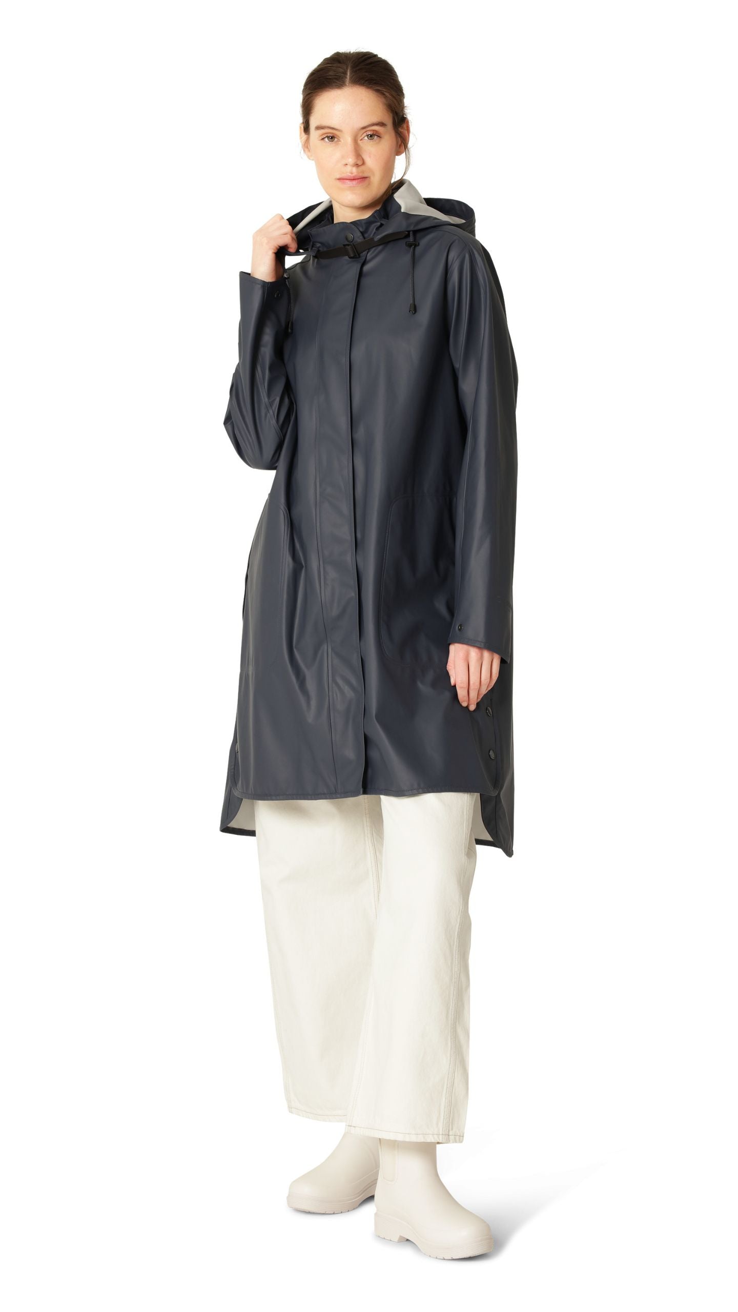 Adobe Light Detachable Hood Coat