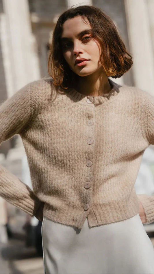 Highlight Crewneck Cardigan