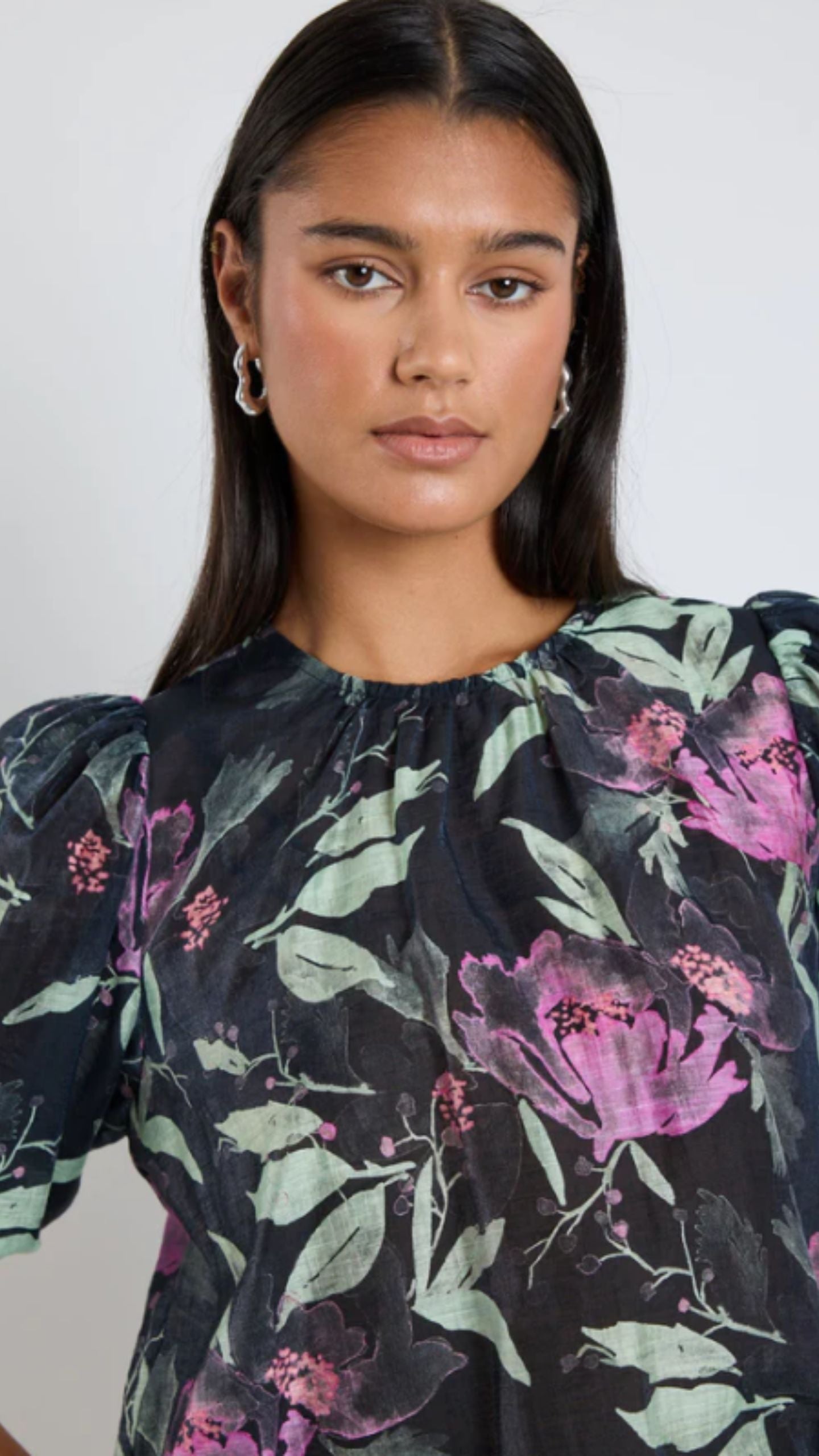 Candid Crew Neck Blouse