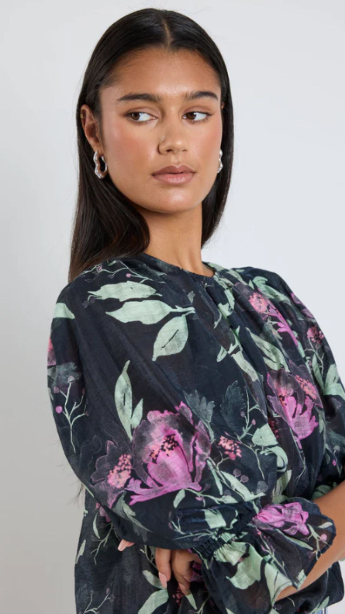 Candid Crew Neck Blouse