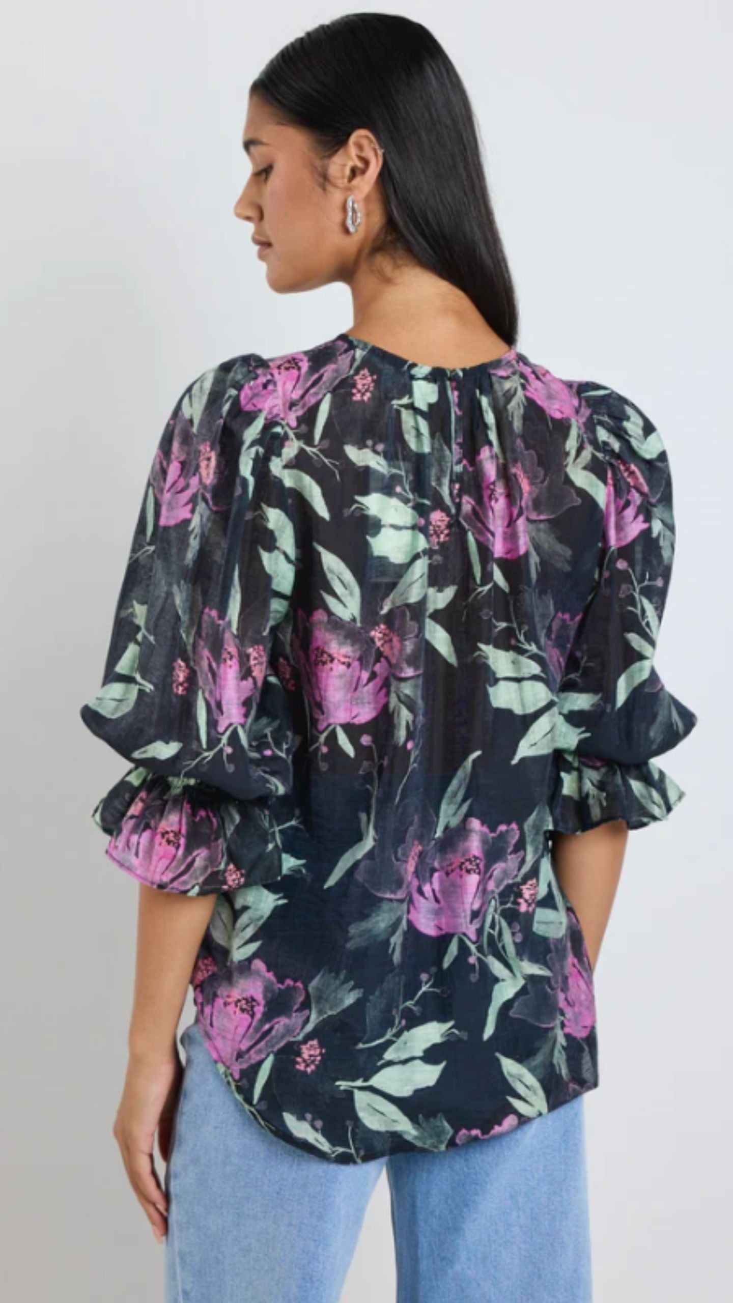 Candid Crew Neck Blouse