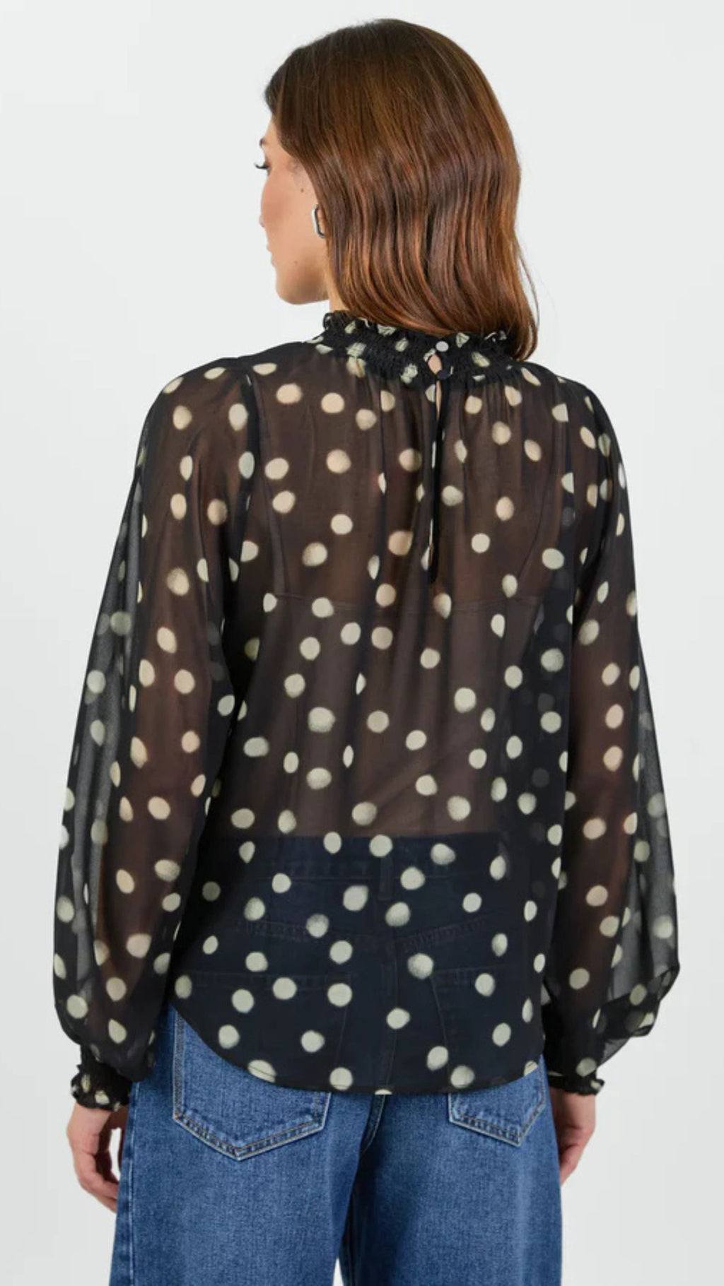 Emphatic Georgette High Neck Top