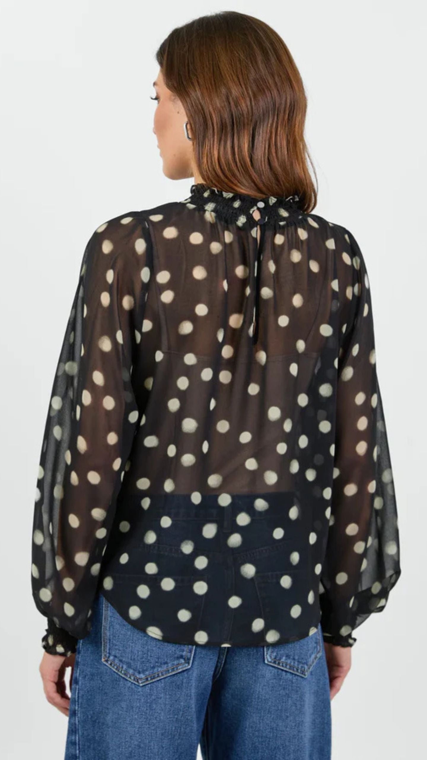 Emphatic Georgette High Neck Top