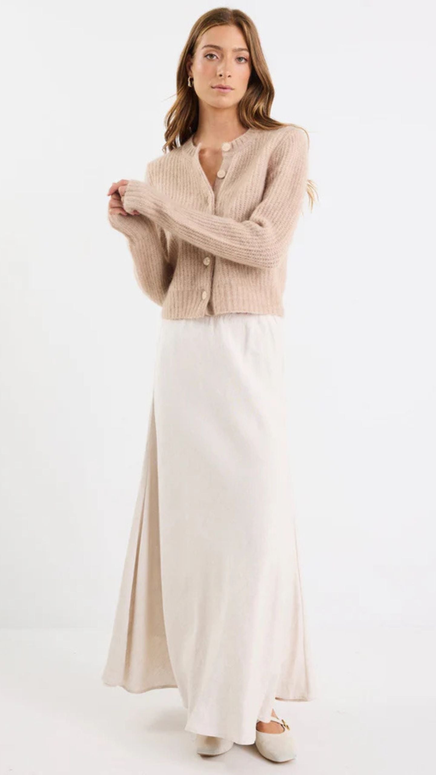 Highlight Crewneck Cardigan