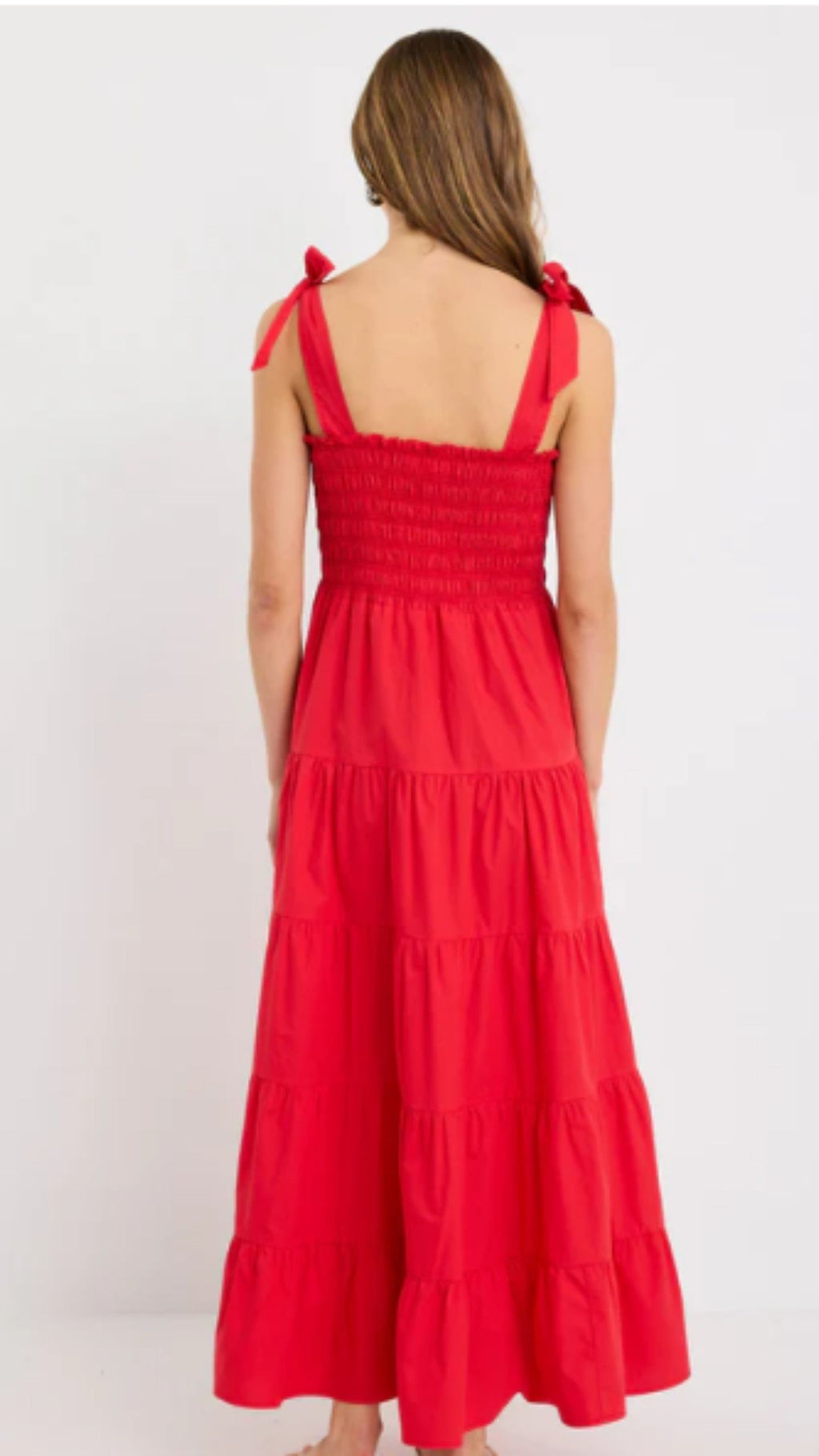 Isabella Strappy Tiered Maxi Dress