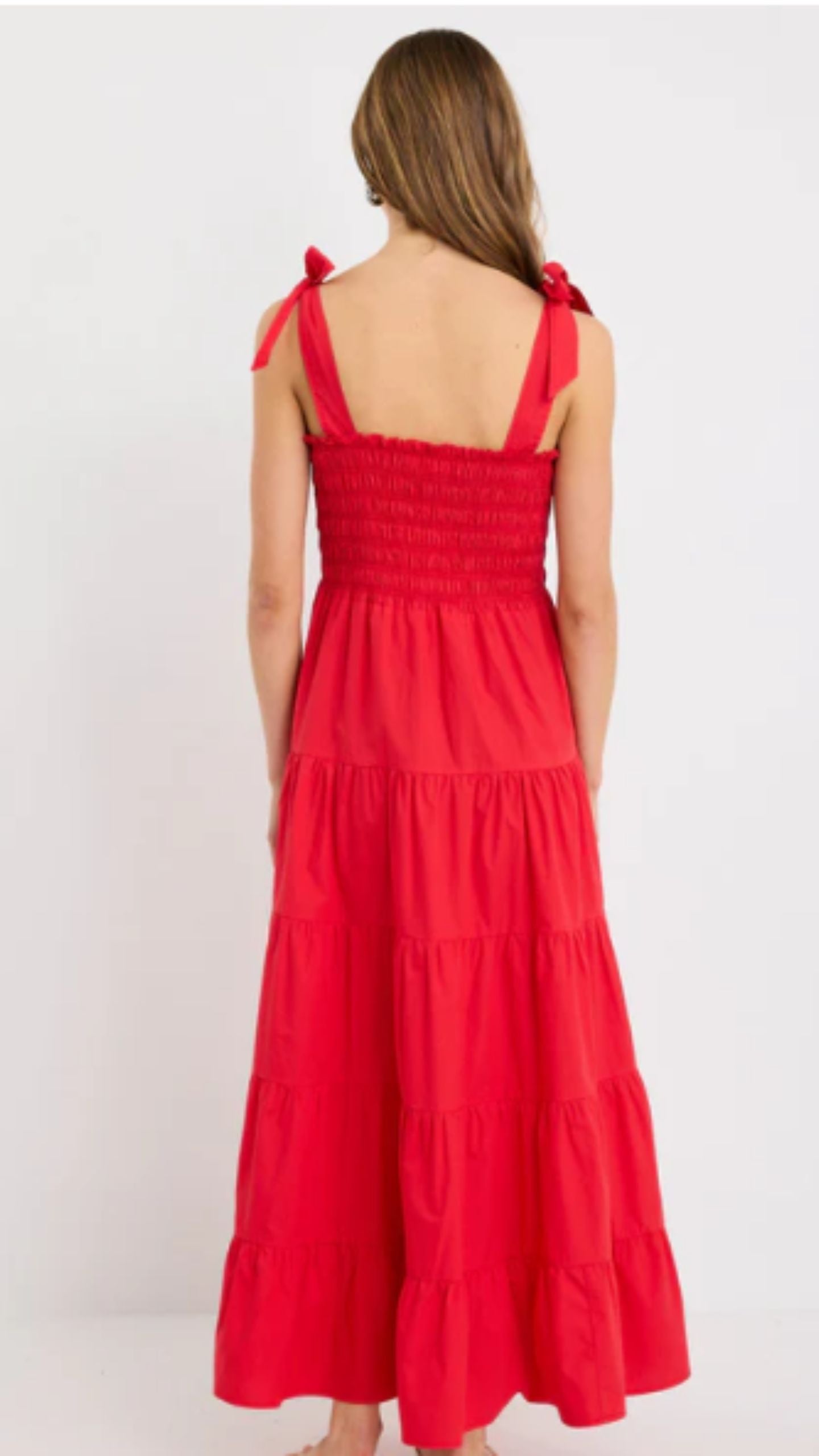 Isabella Strappy Tiered Maxi Dress