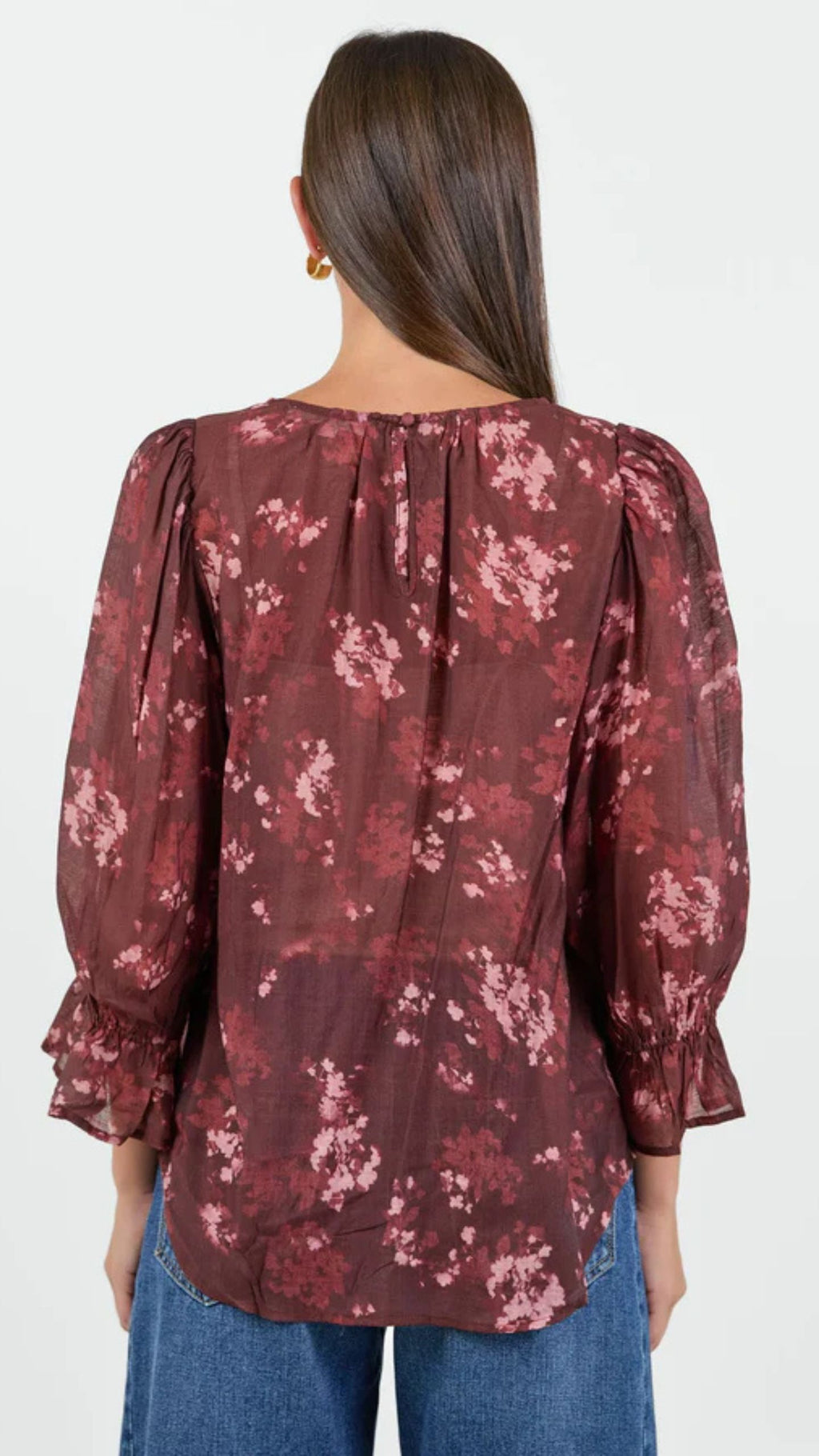 Candid Crew Neck Mid Sleeve Top