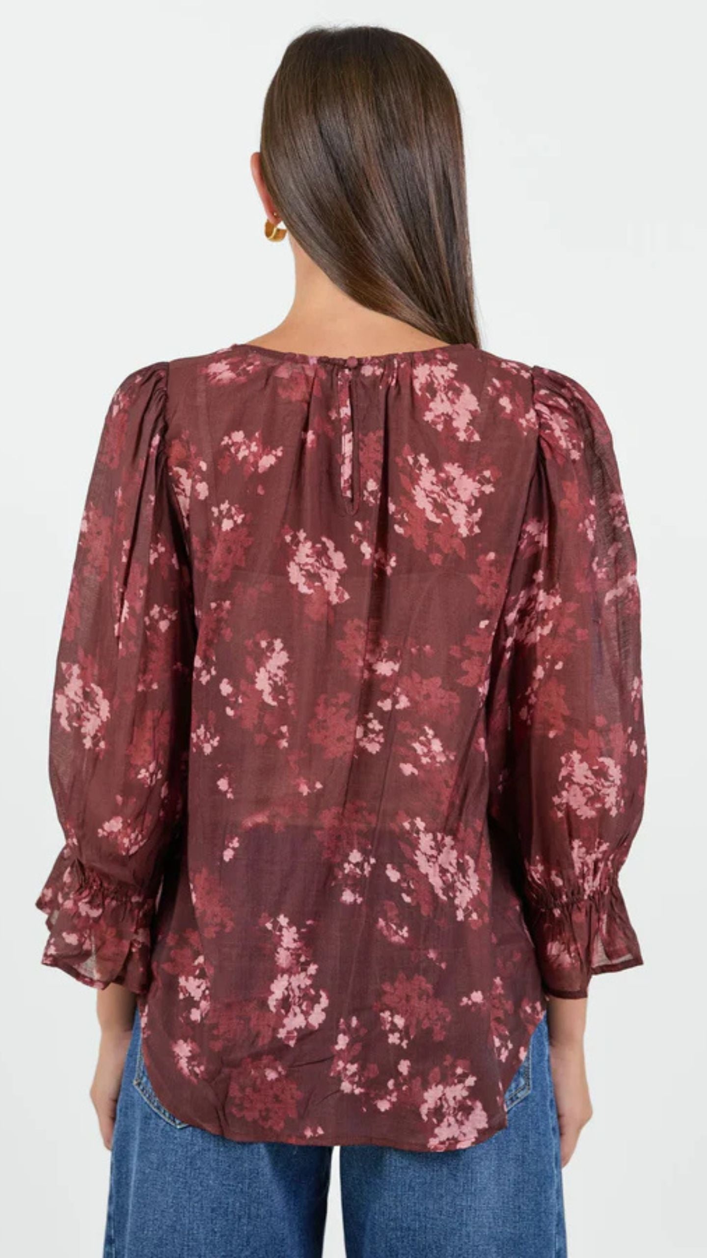 Candid Crew Neck Mid Sleeve Top