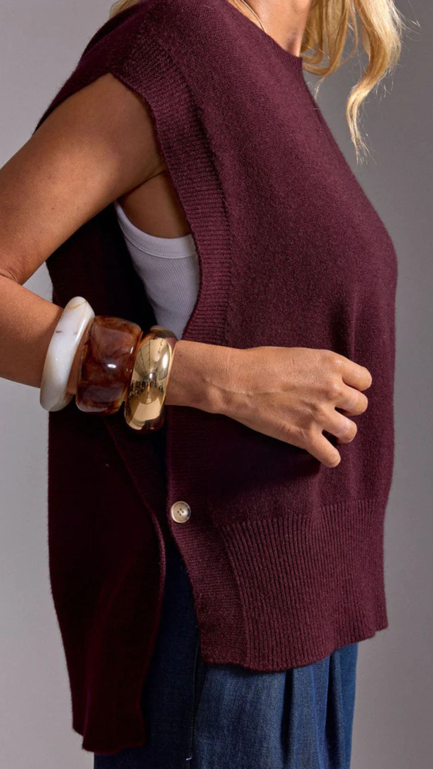 Marcia Sleeveless Sweater