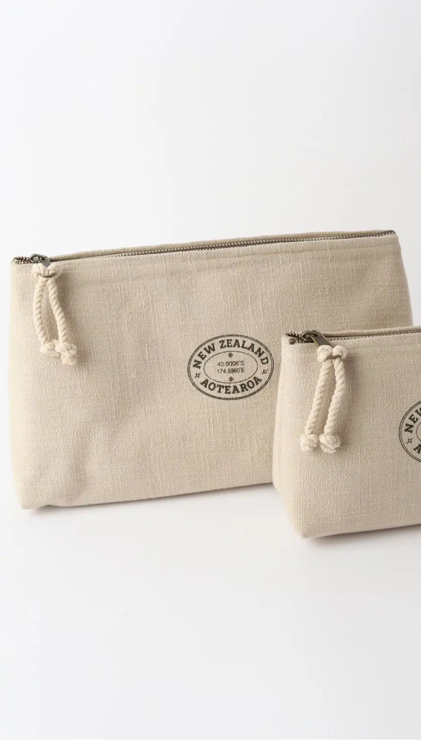 French Grainsack Wash Bag Large
