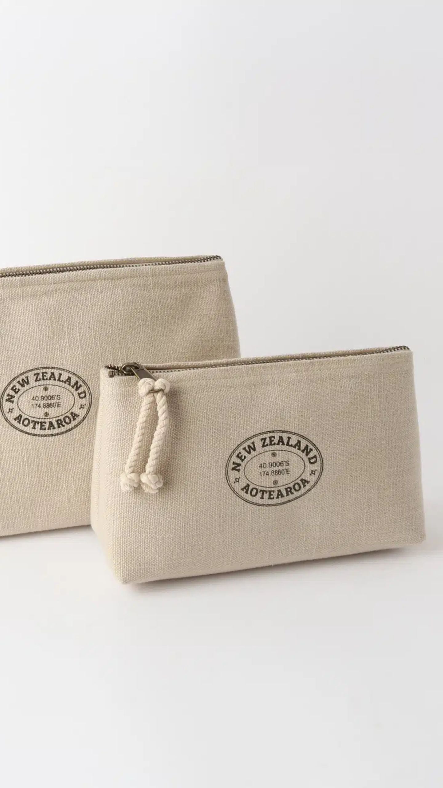 French Grainsack Wash Bag - Medium