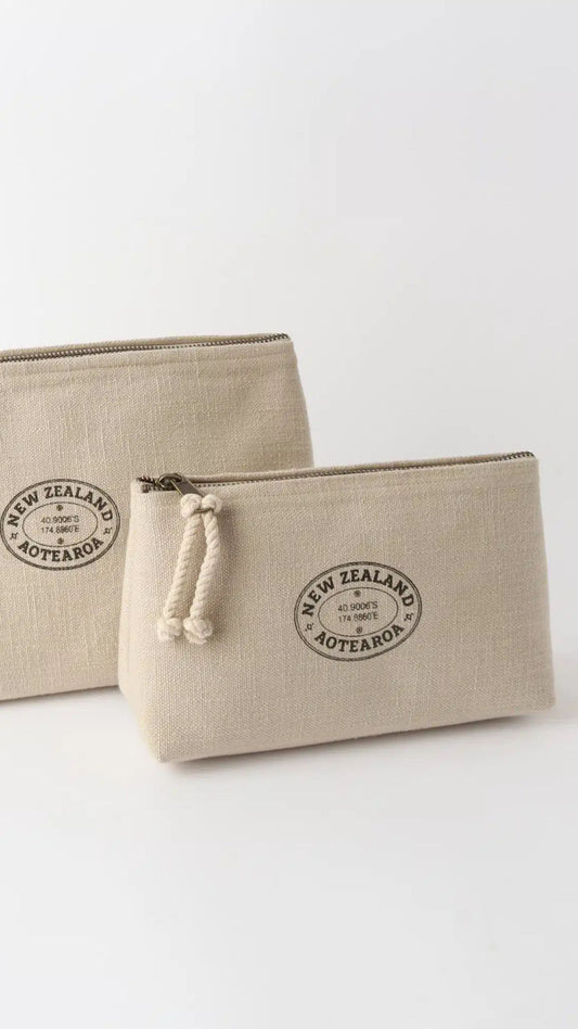 French Grainsack Wash Bag - Medium
